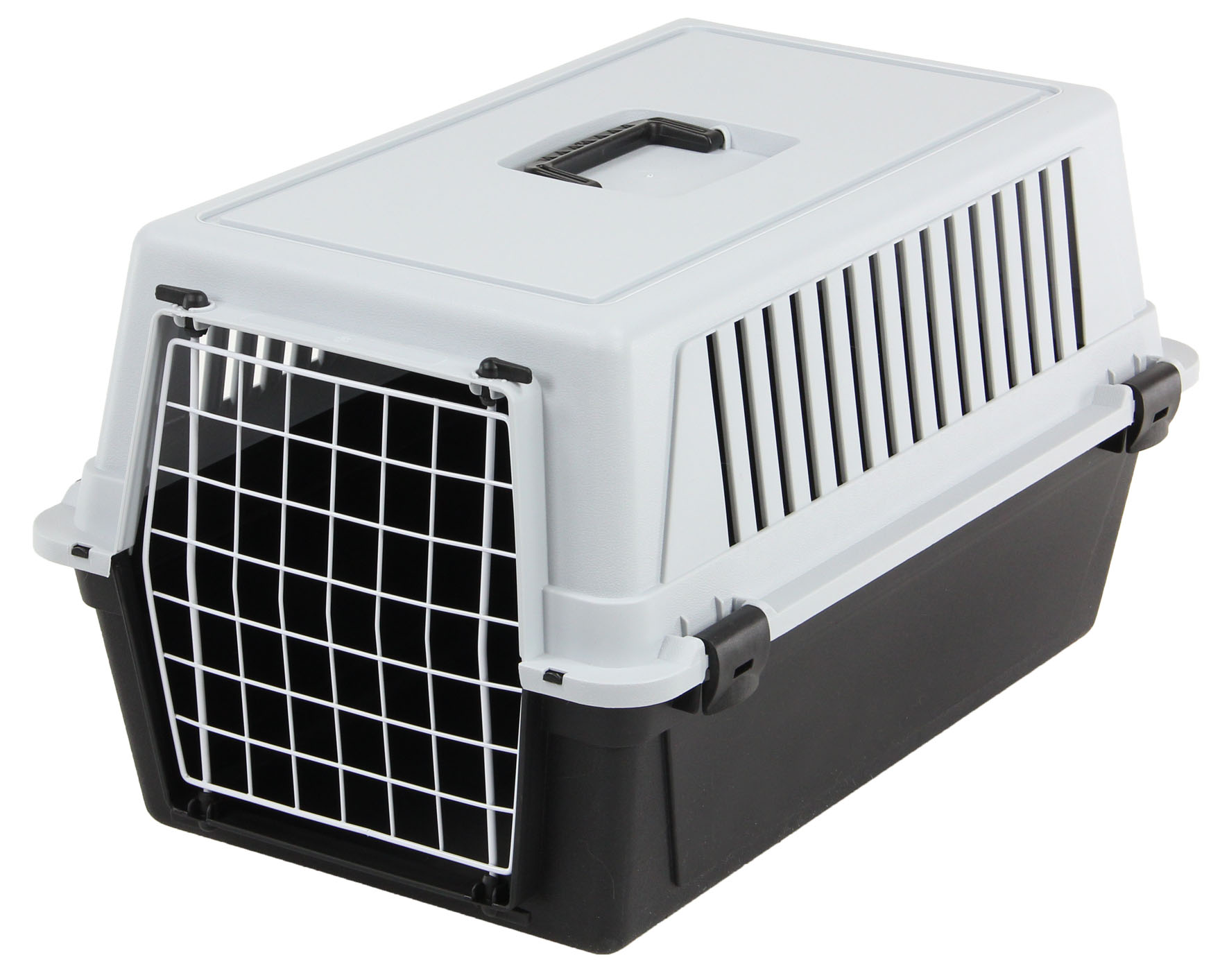 swisspet Cage de transport Atlas EL 20 grise, 58x37x32cm