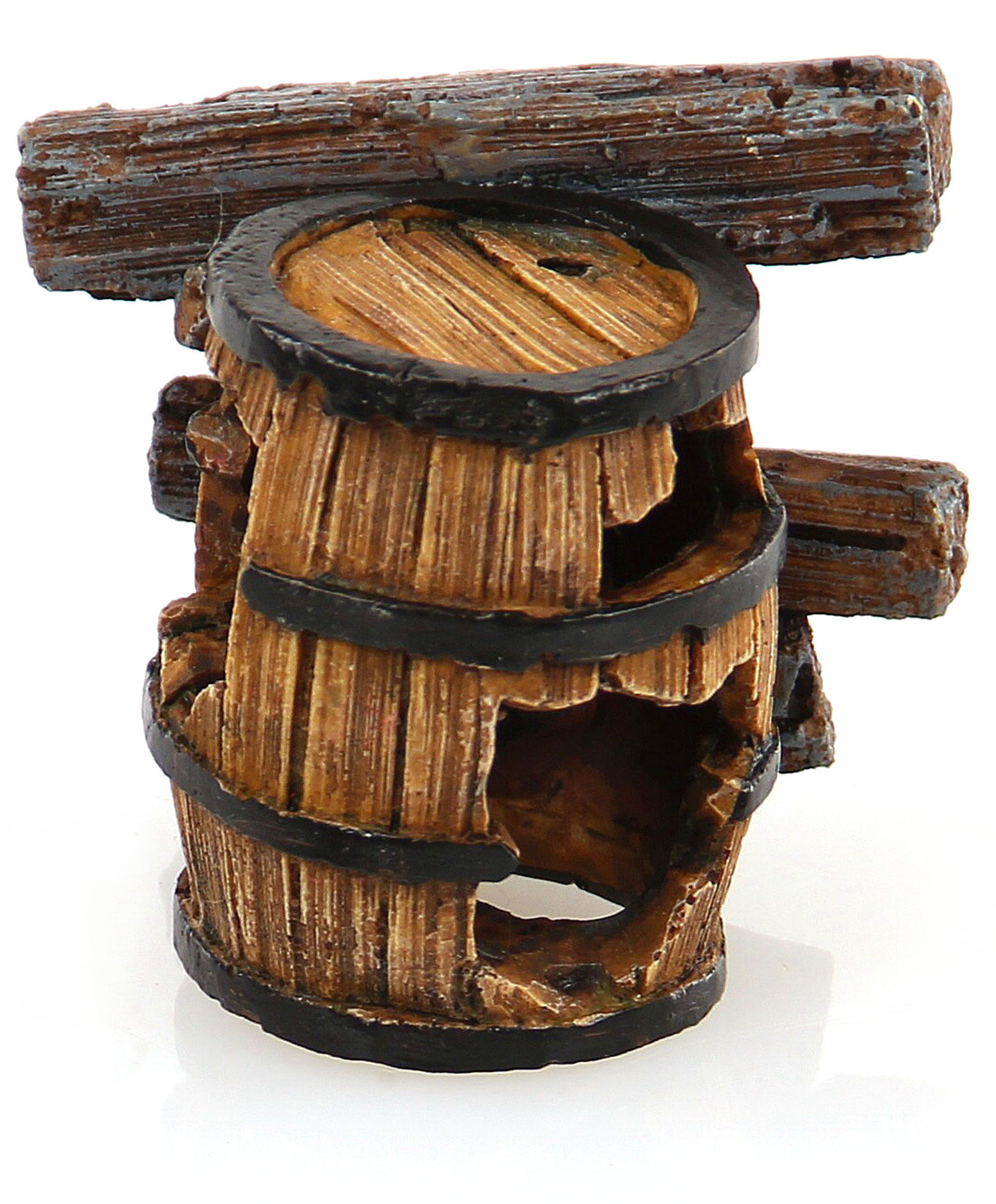 Amazonas Dekoration aus Kunstharz Fass KP014-4-012