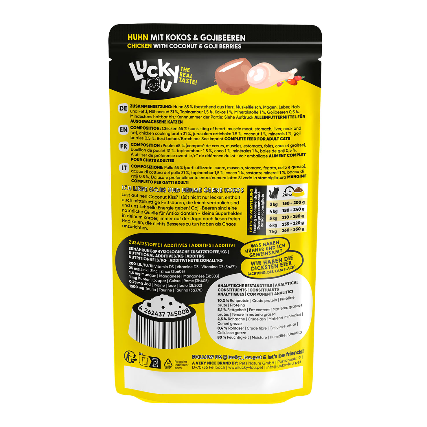 Lucky Lou SuperMono poulet 125g
