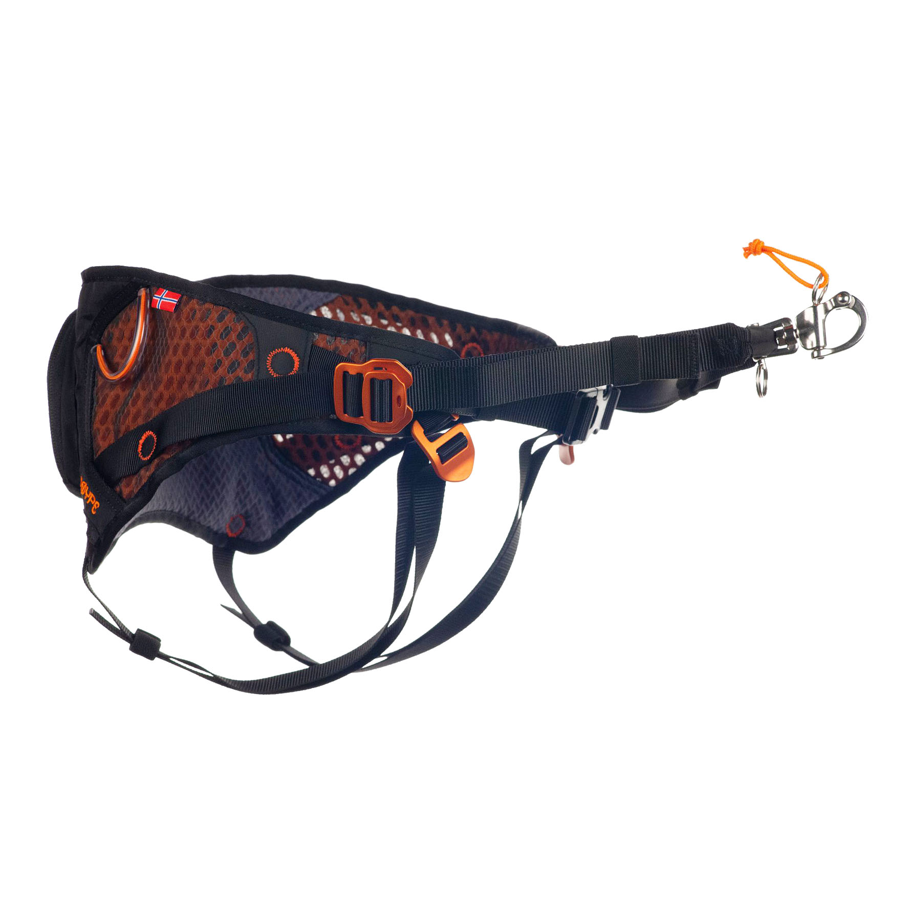 Non-stop Loype Belt pro - Loipen-Gurt schwarz/orange