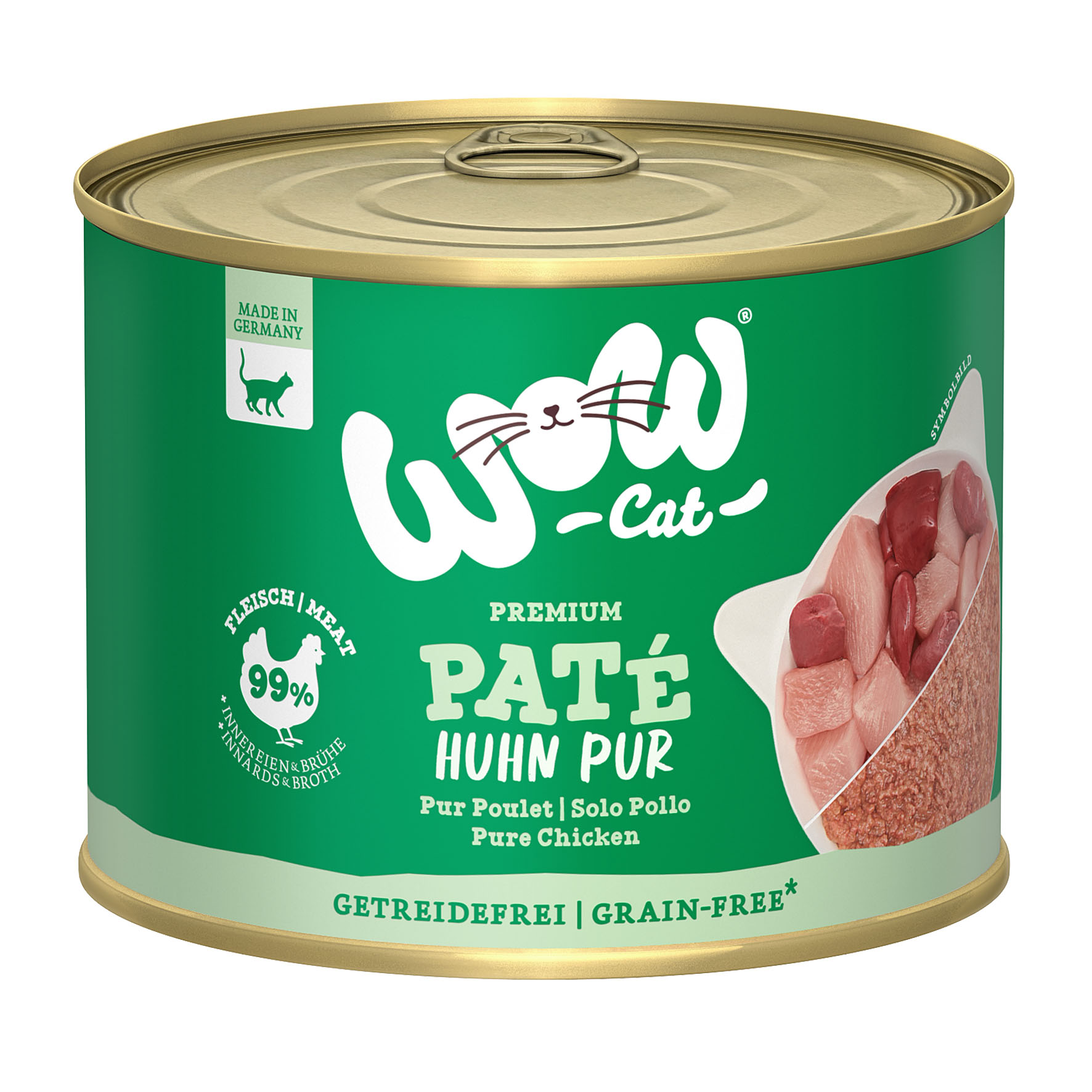 WOW Adult Huhn pur, 200g