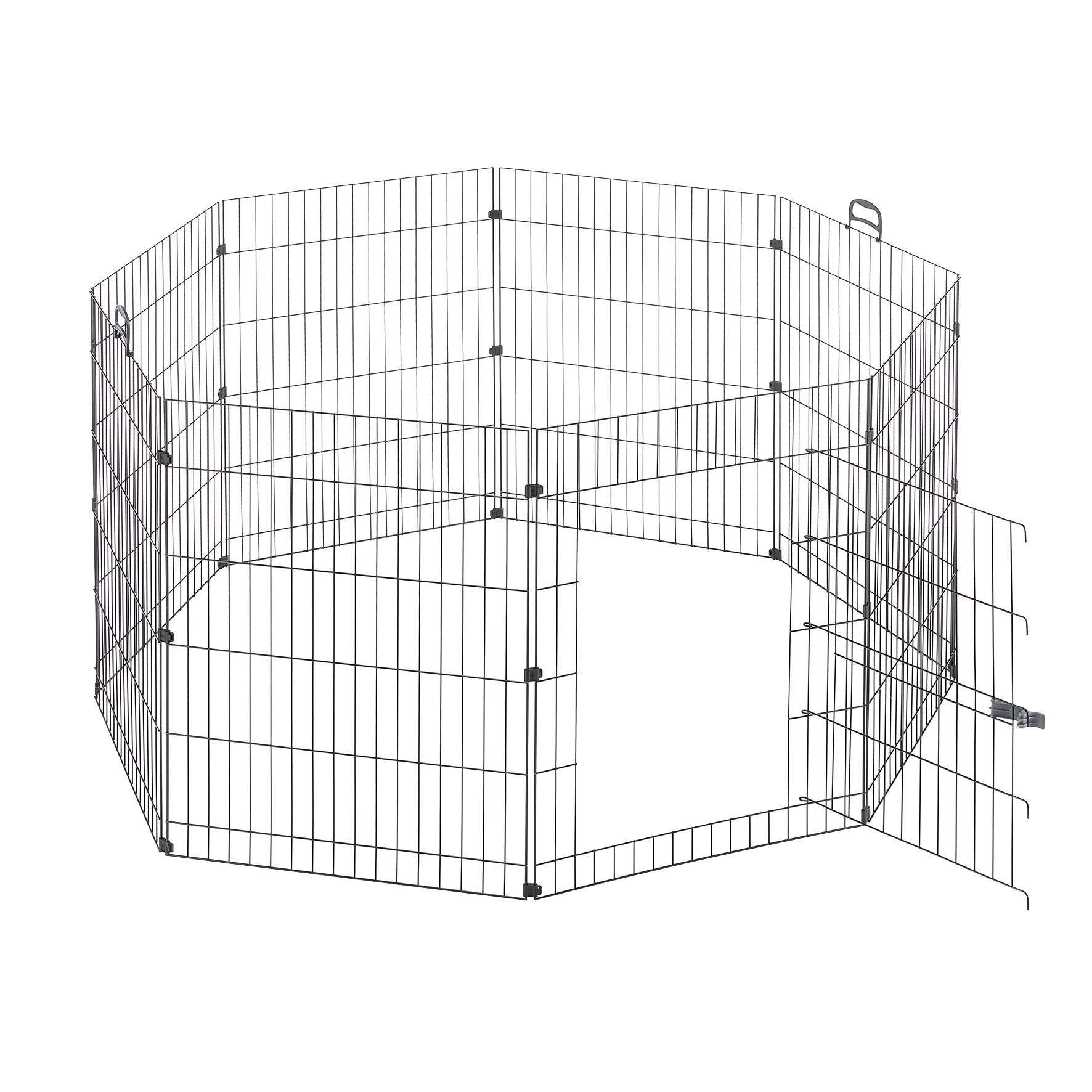 Freilaufgehege Freerun Medium, schwarz