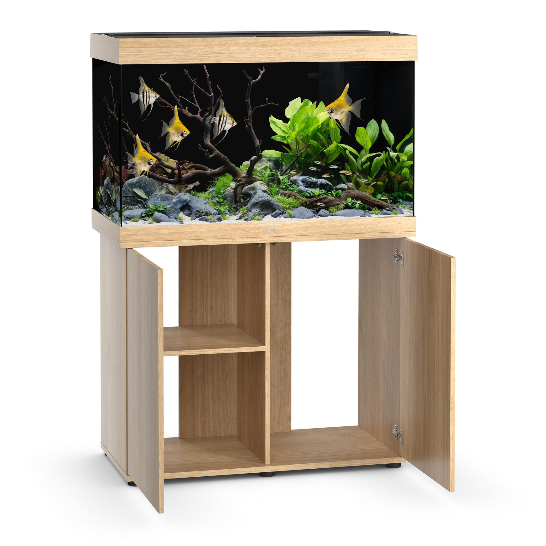 Aquarium Rio 290 + armoire SBX Rio 290, clair (style chêne)