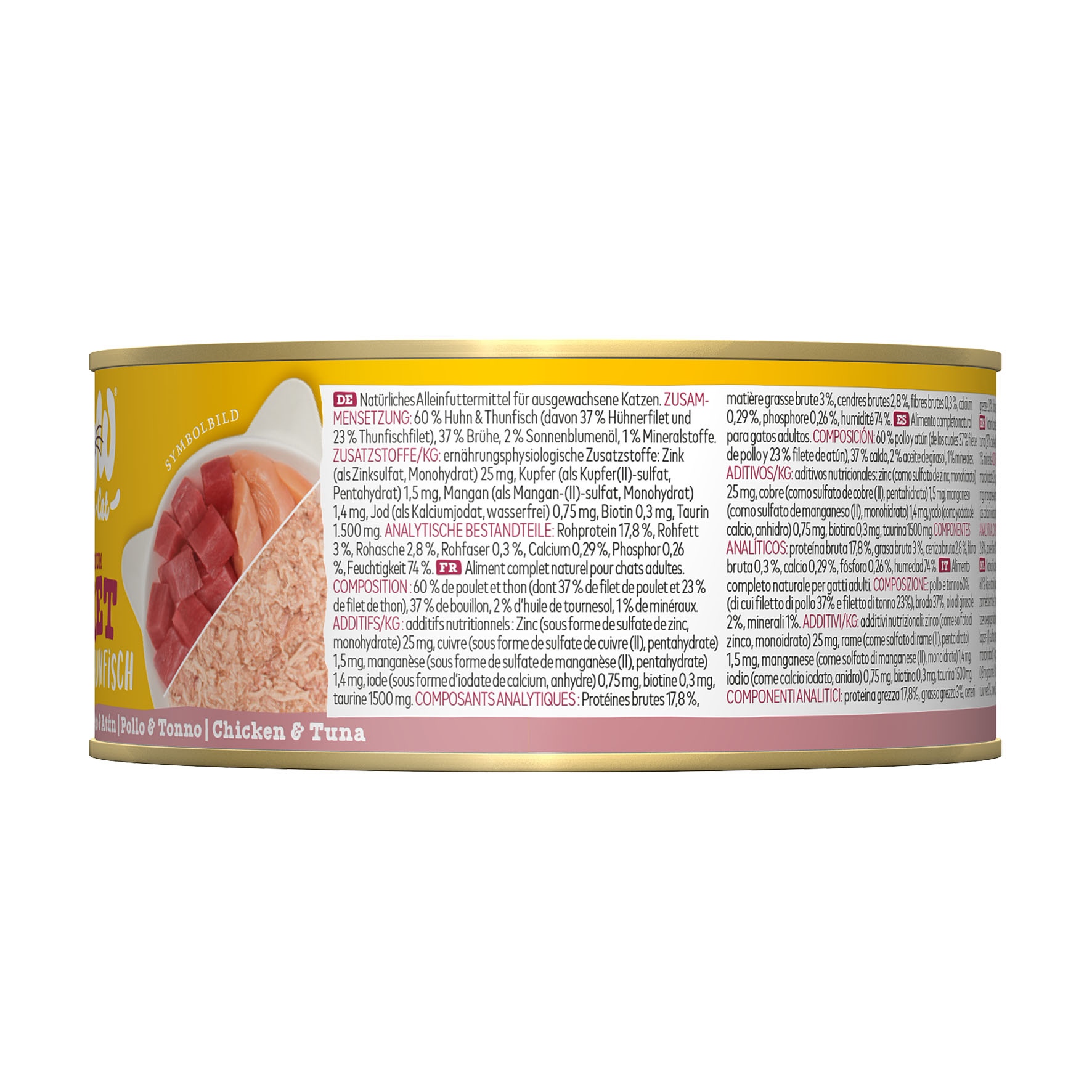 Filet de poulet & thon, 70g