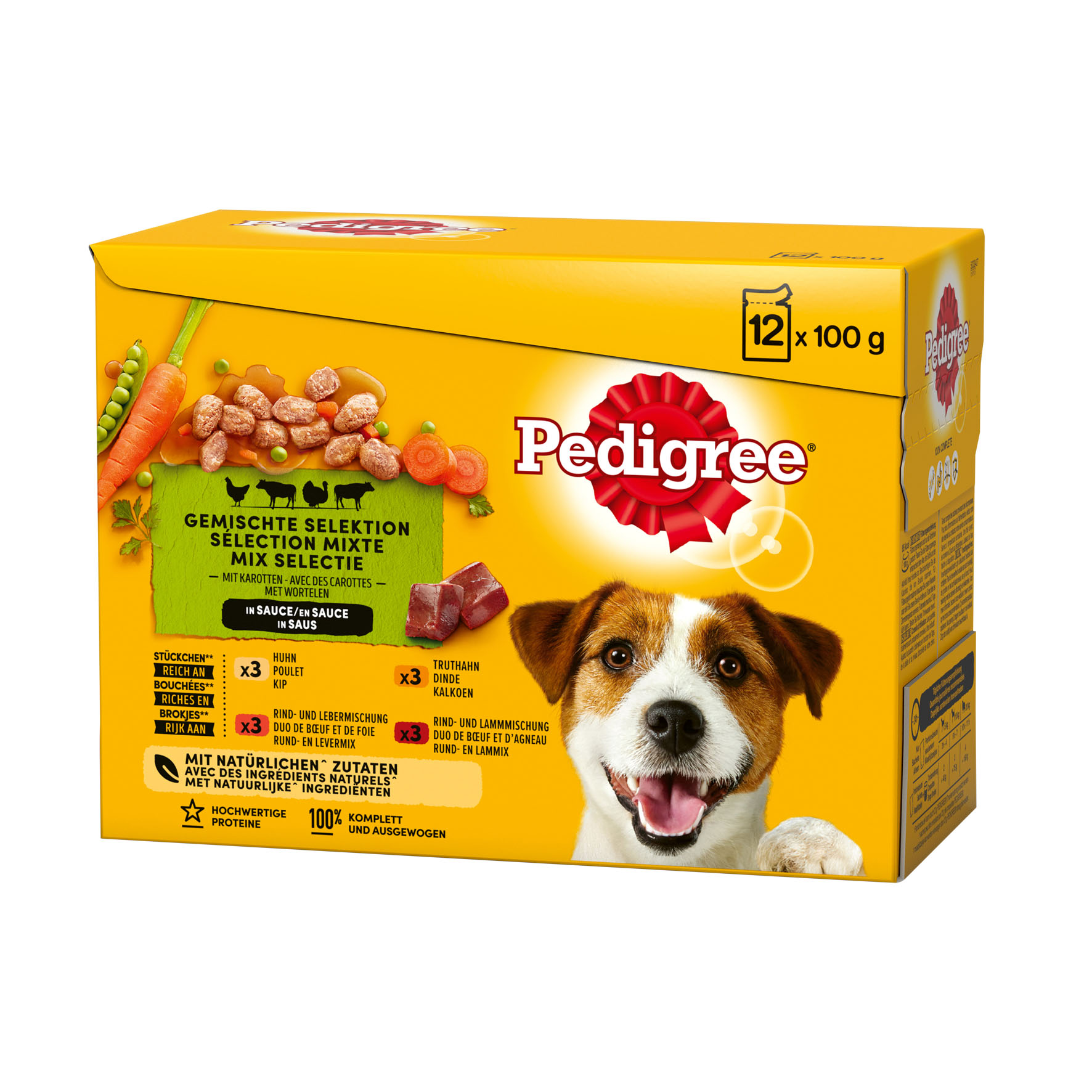 Pedigree sélection en sauce sachet, 12x100g