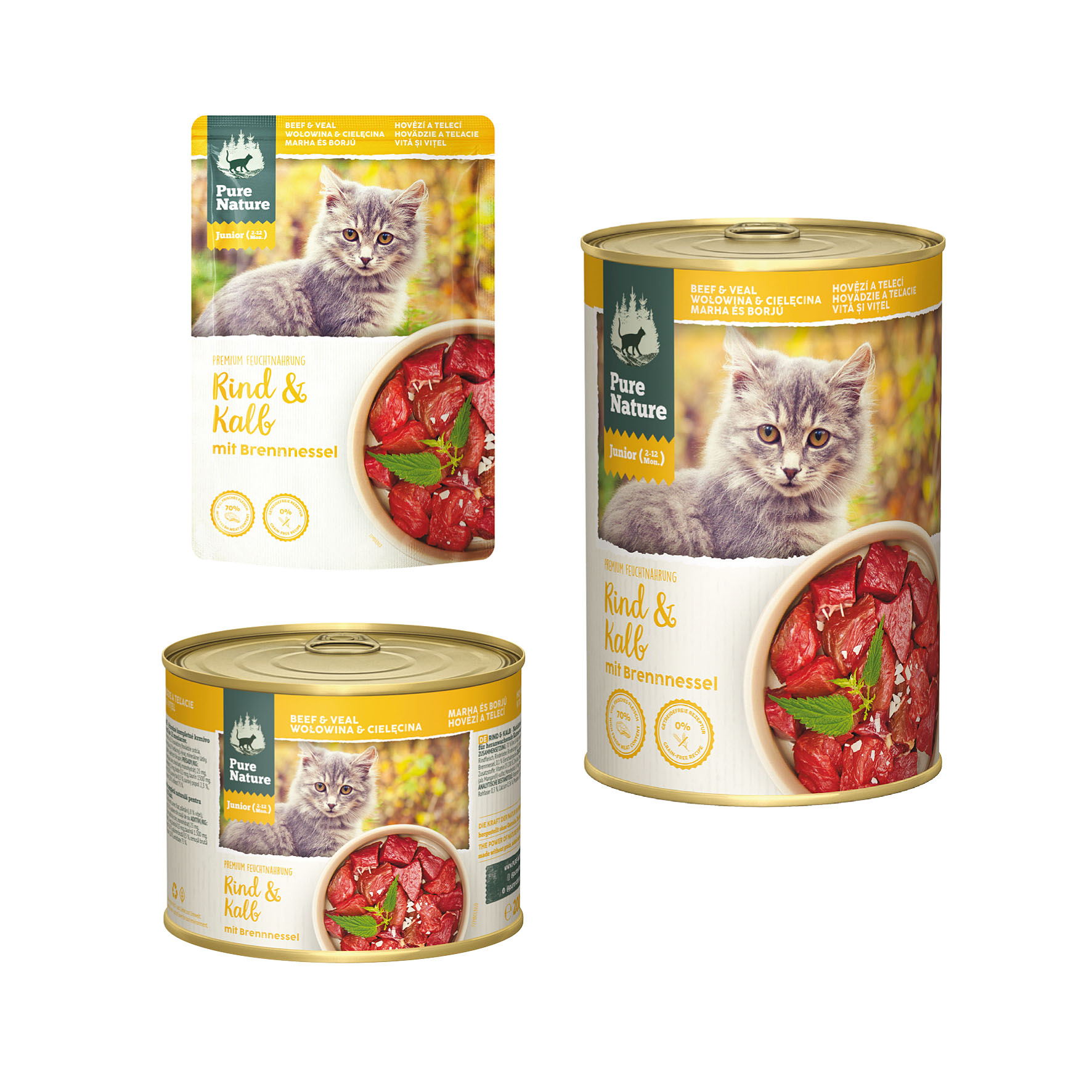 PureNature Junior Rind und Kalb mit Brennessel