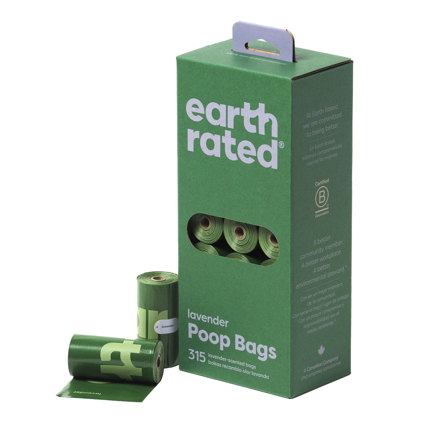 Earth Rated Kotbeutel 315 Stk., Lavendelduft