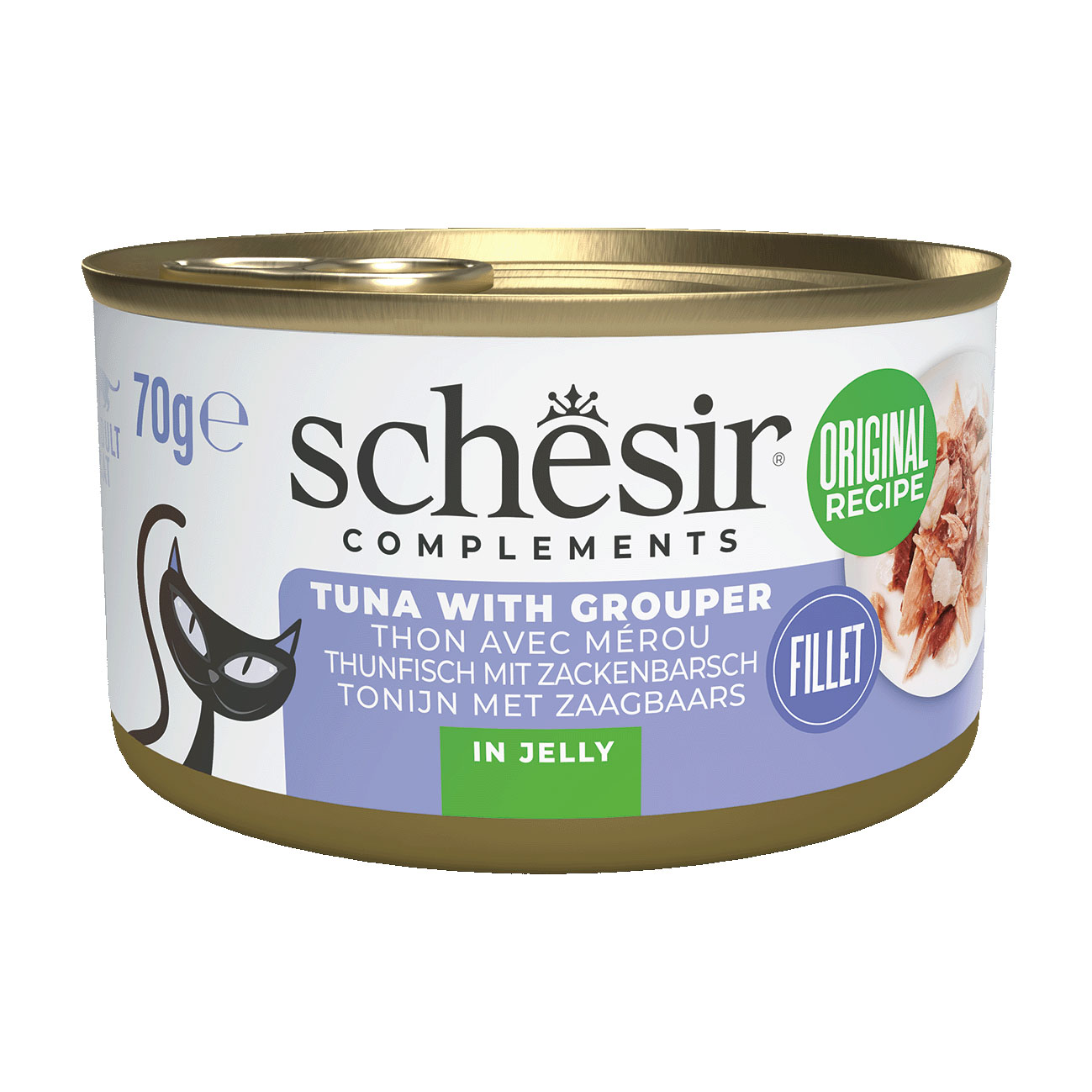 SCHESIR Gelee Thunfisch&Zackenbarsch 70g