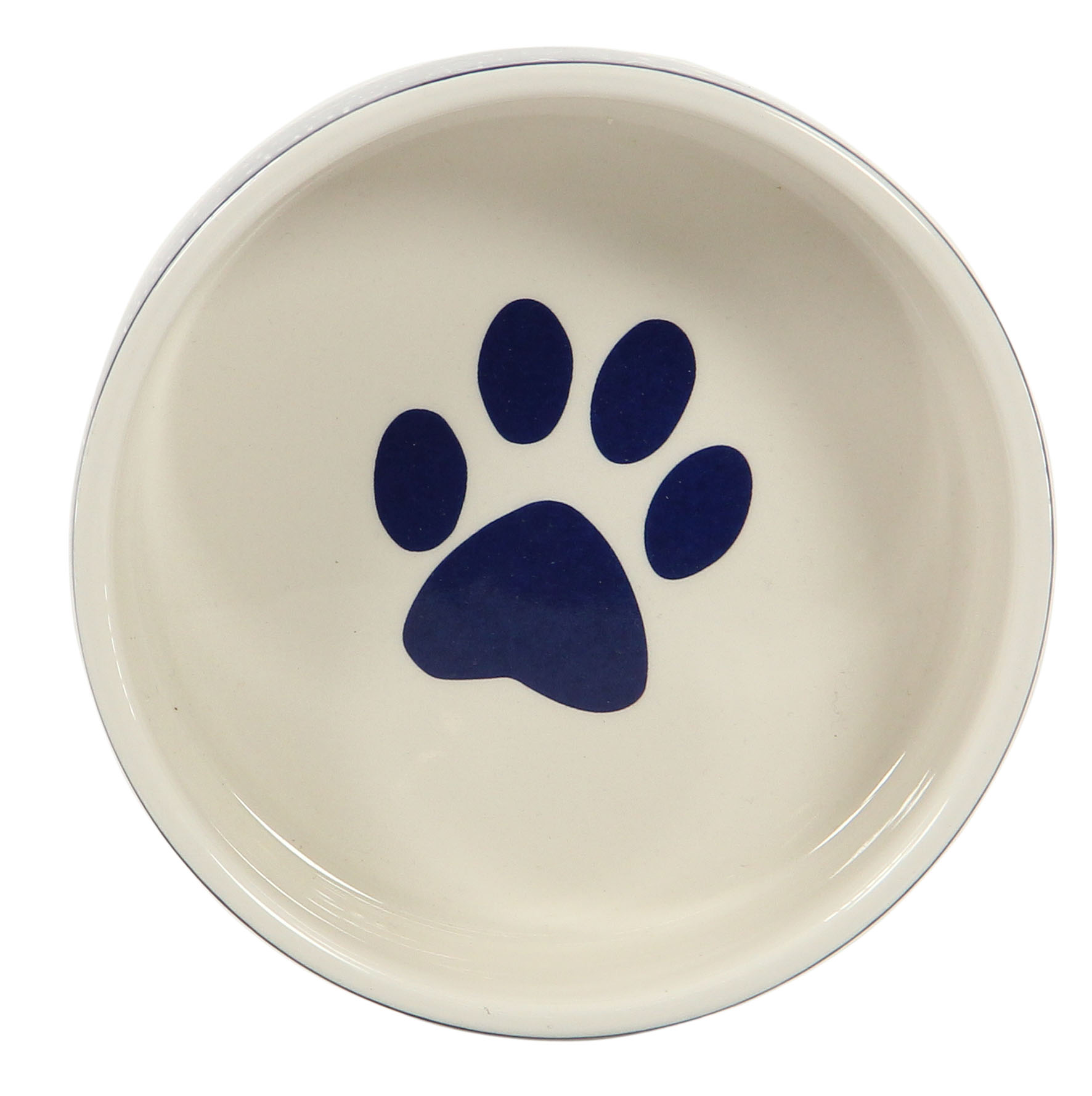 swisspet écuelle en céramique WATERSLURP, bleu/beige, M ø 15.1x6cm, 500ml