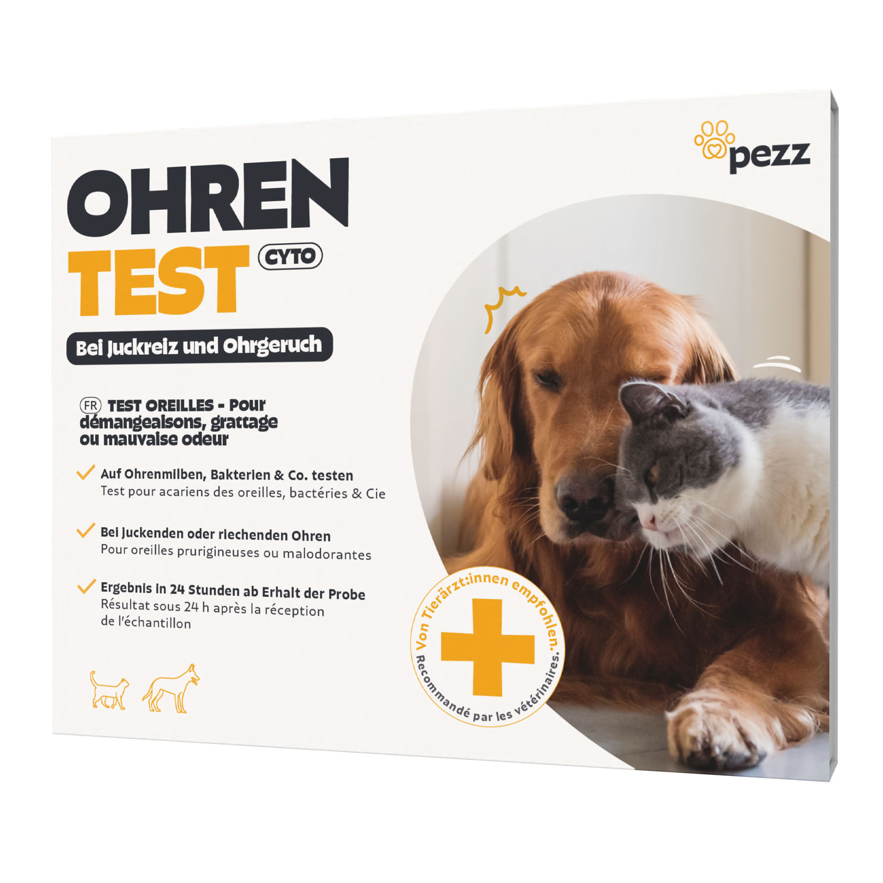 pezz Ohren-Test für Hunde- & Katzen