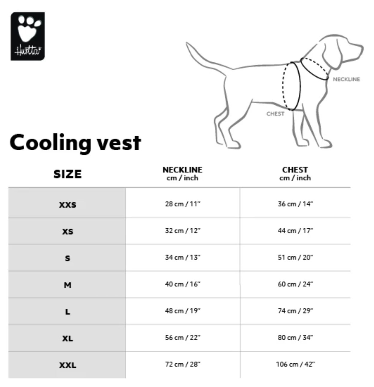 Hurtta Kühlweste, hellblau