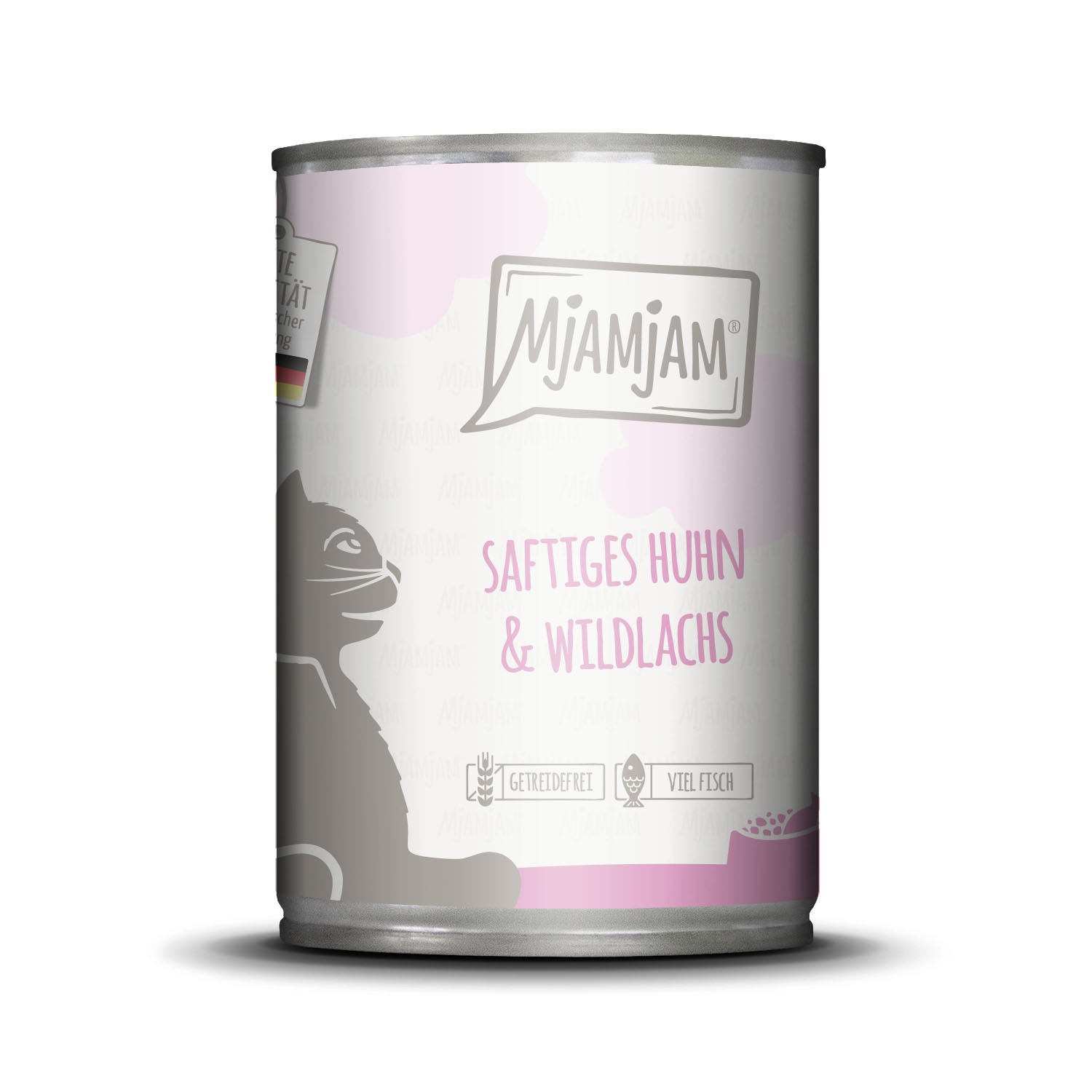  MjAMjAM Cat Pollo & Salmone selvatico, cibo umido per gatti, 400 g