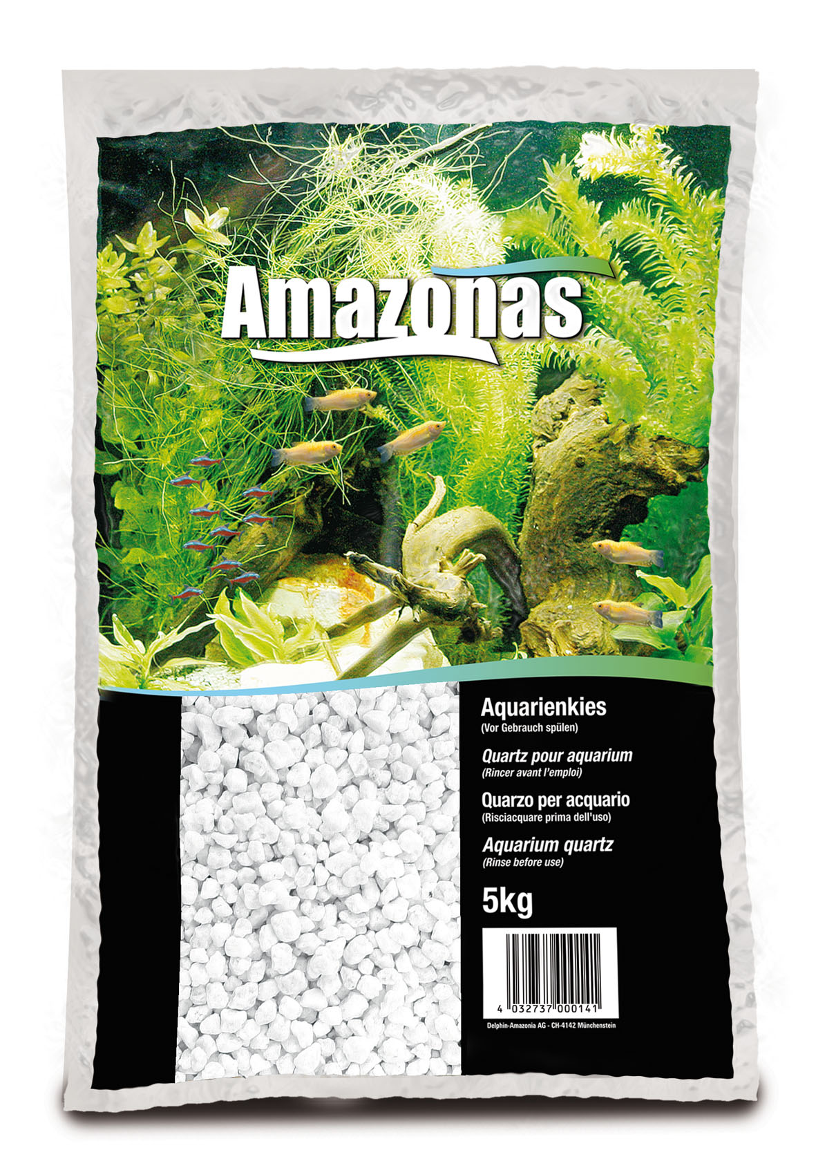 Amazonas Quarzkies, 5kg, 2-3 mm, weiss