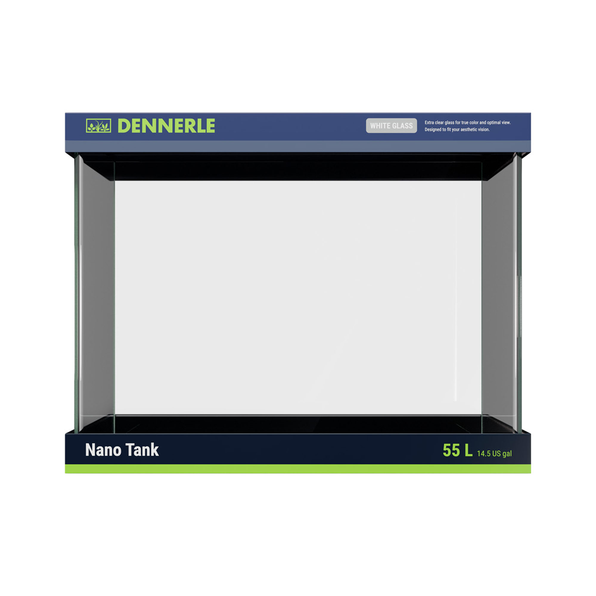 Dennerle Nano Tank White Glass, 55L
