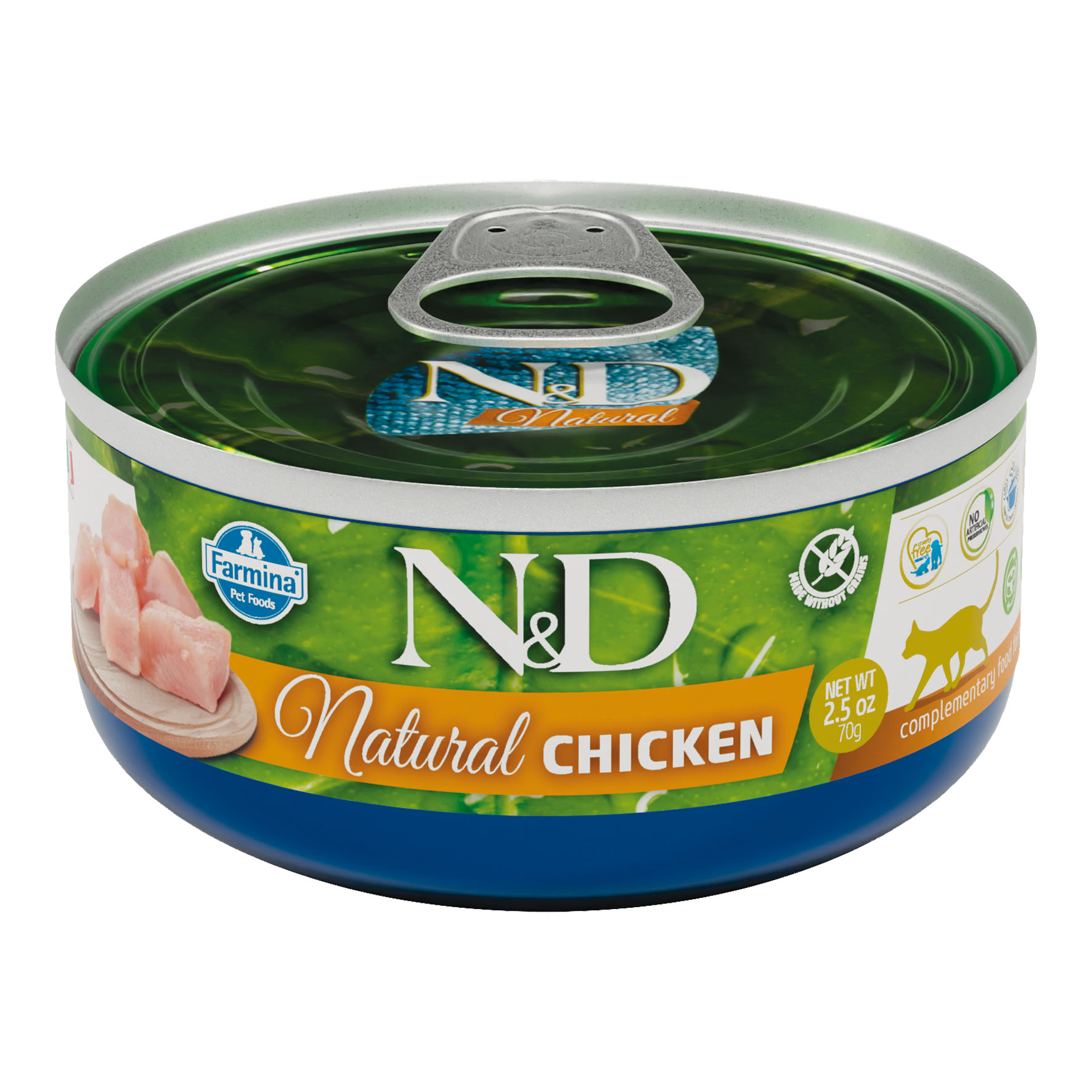 Farmina Cat N&D poulet adulte, 70g