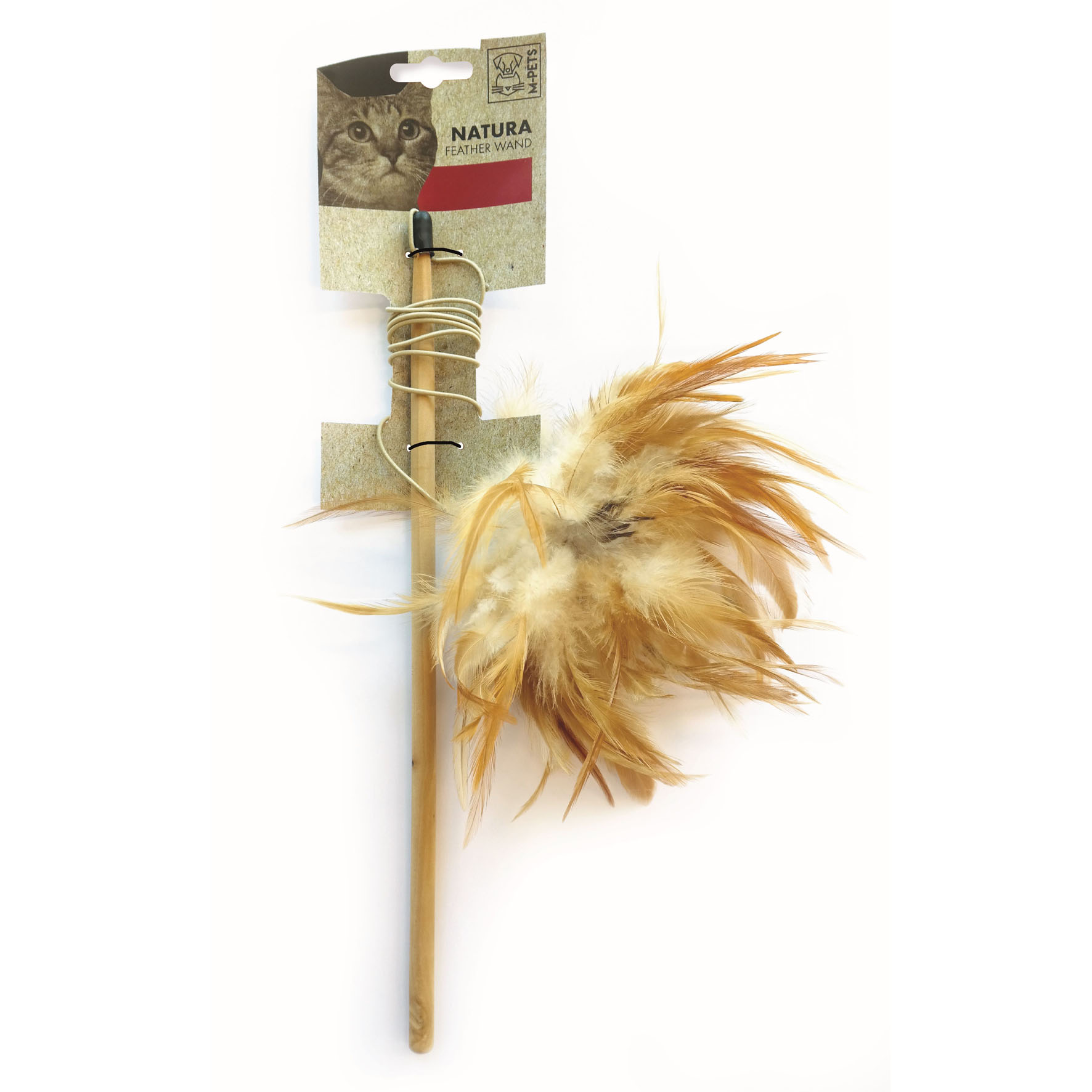 M-Pets Katzenspielangel Feder: 35,5cm