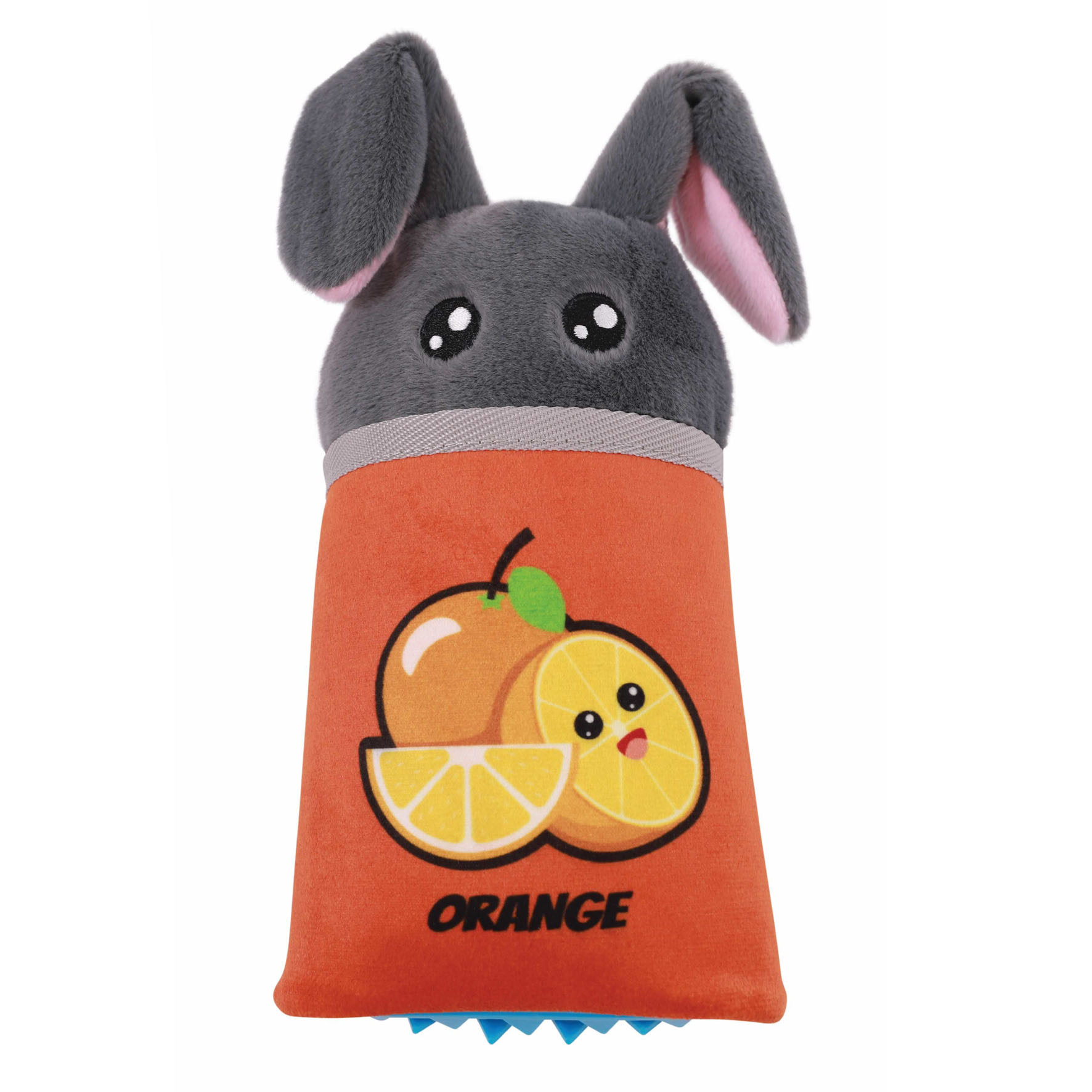 M-Pets Hundespielzeug Oscar, Orange & Grau, 12 x 5 x 23.5 cm