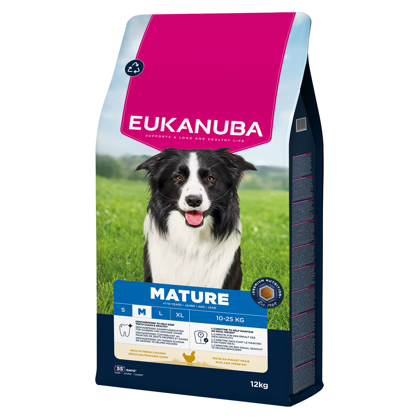 Eukanuba Mature Medium – Huhn, 12kg