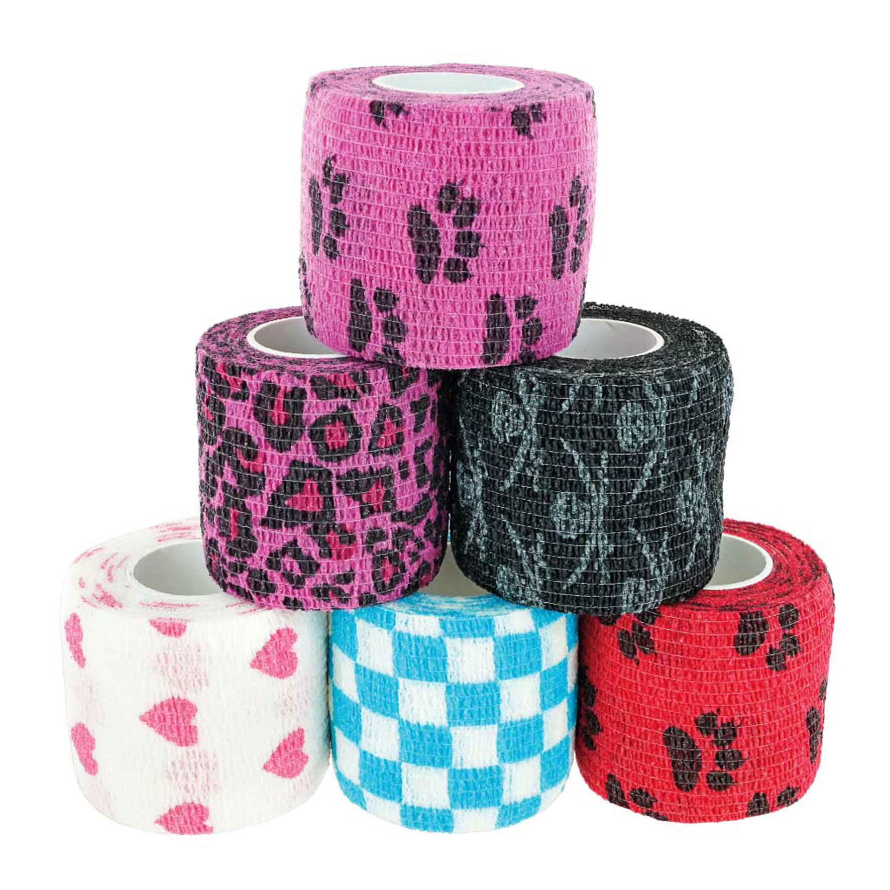 Paws & Patch Pansements auto-adhésifs MIX BOX Lot de 6 5 x 5 cm