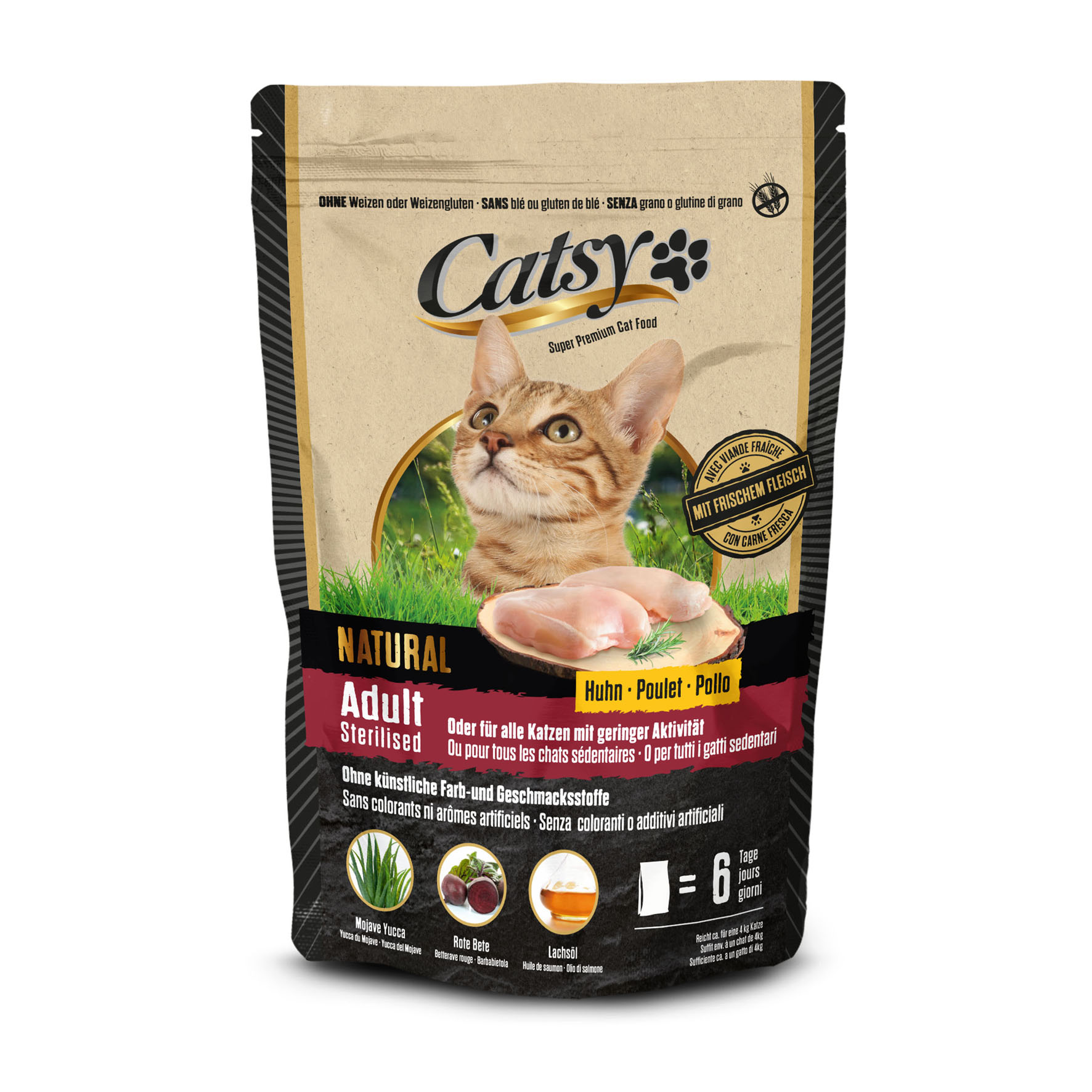 Catsy Adult Sterilised mit Huhn