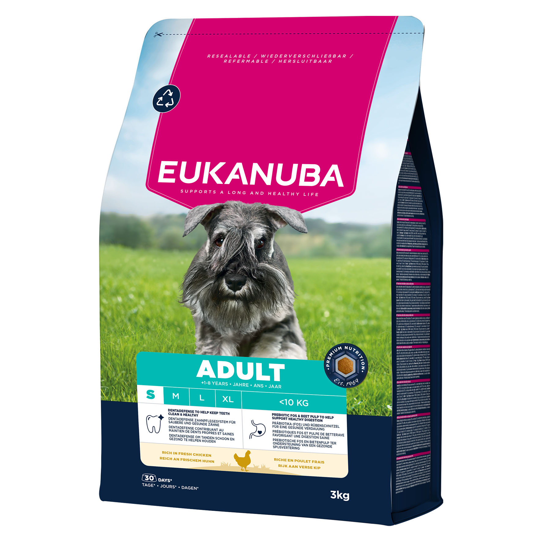 Eukanuba Adult Small – Huhn, 3kg