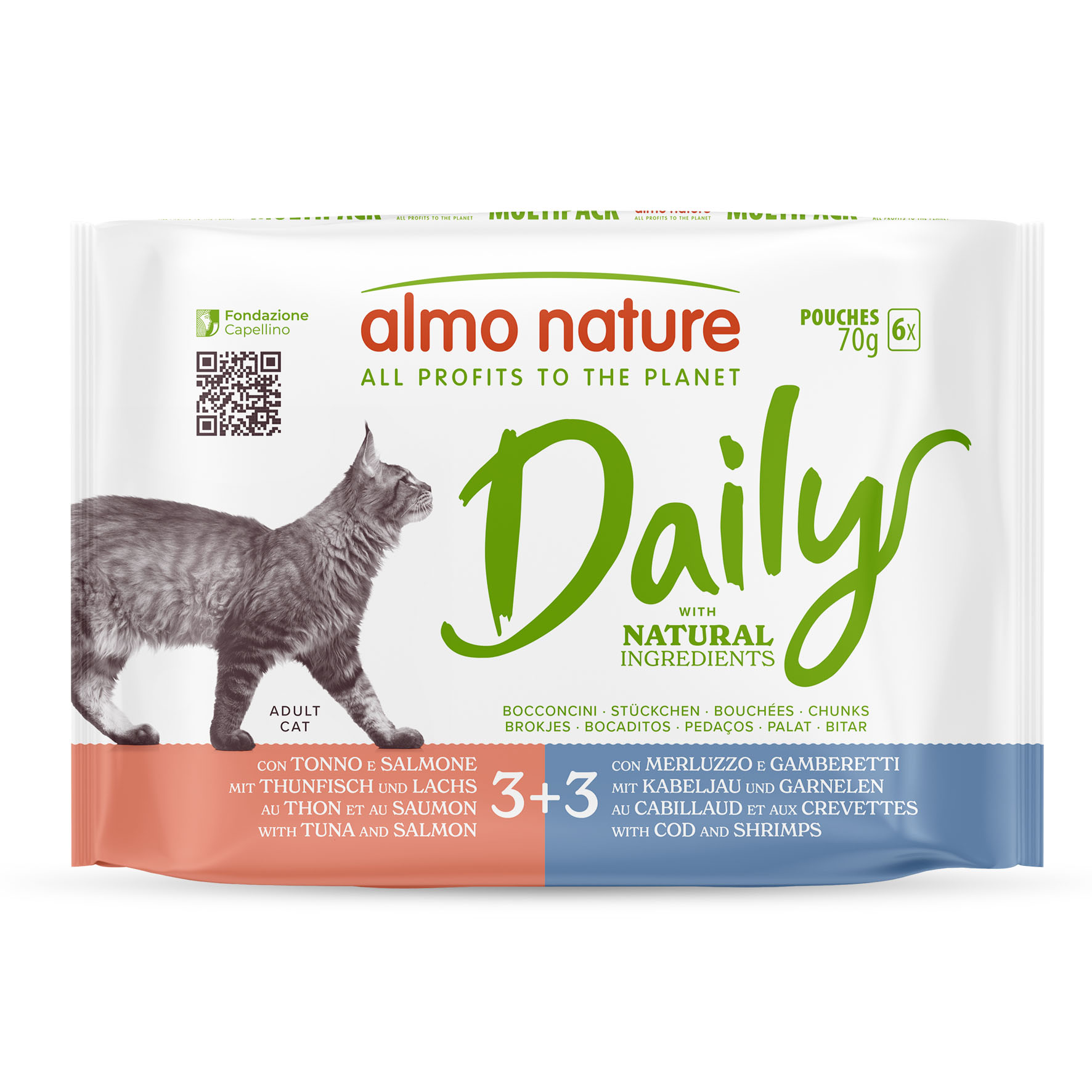 Almo Daily Cat Multipack 6X70g Almo Daily Cat Multipack 6X70g