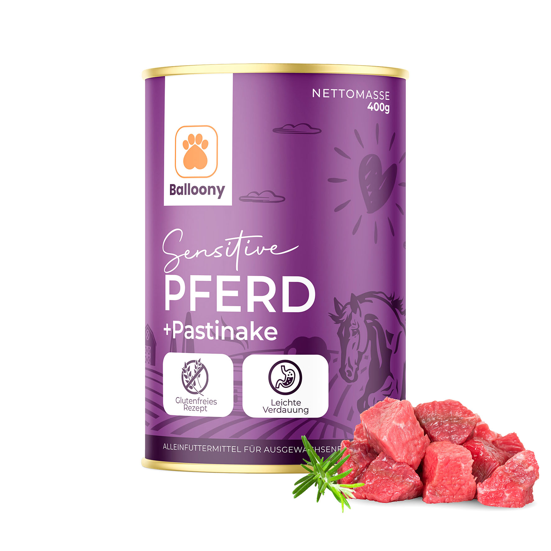 Balloony Sensitive Pferd 400g