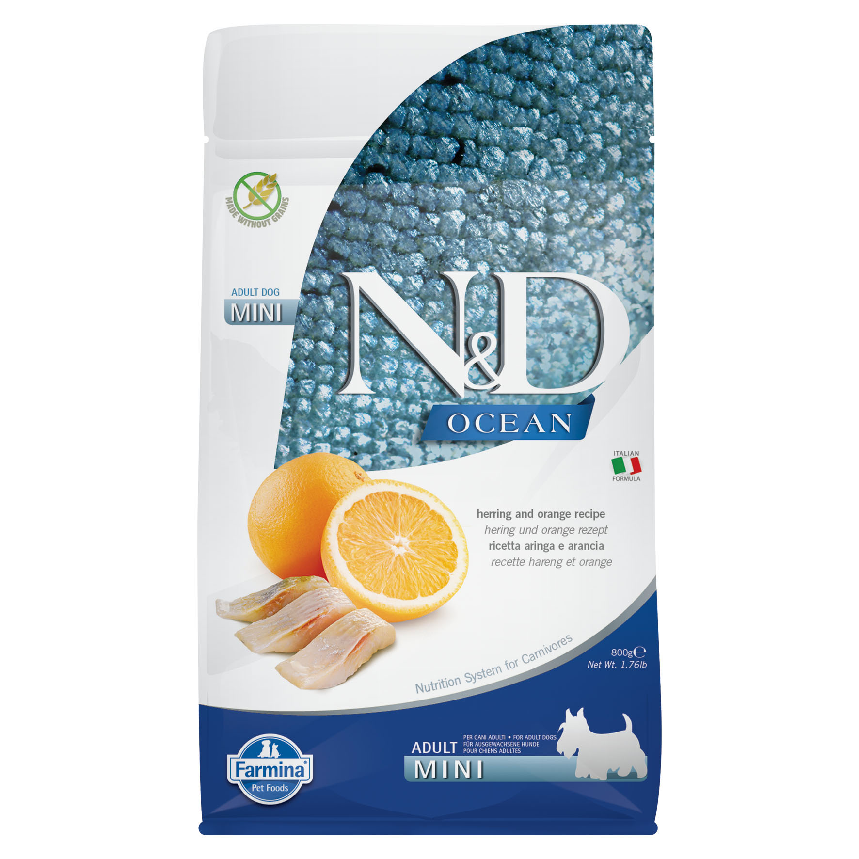 Farmina N&D Adult Mini - Hering und Orange