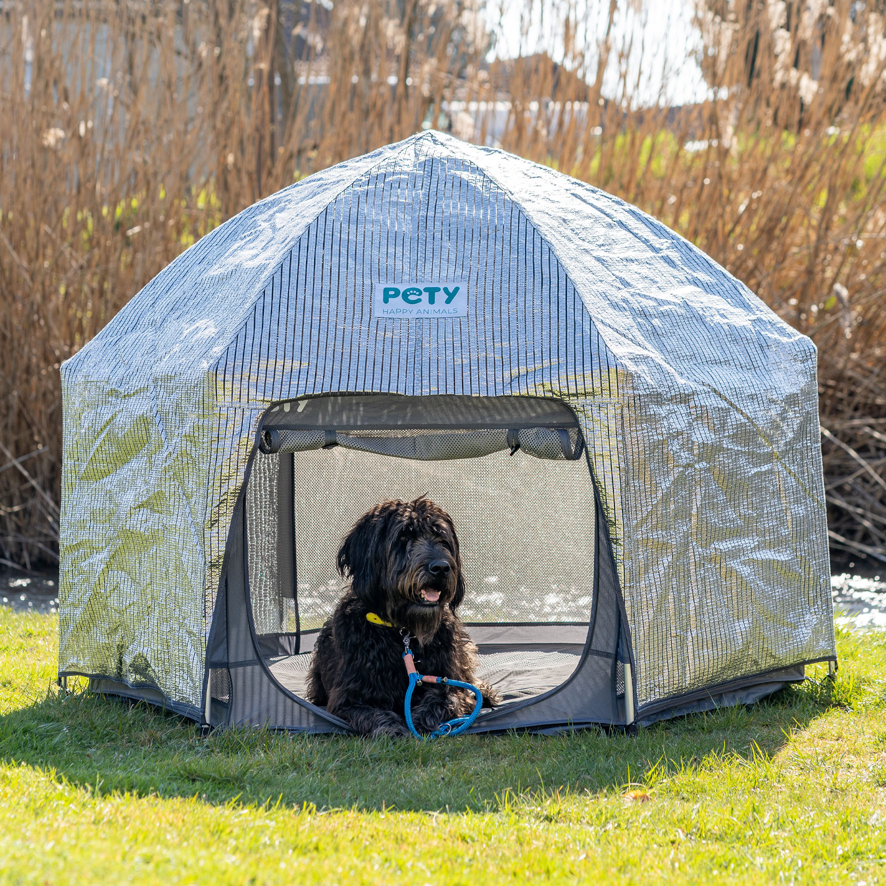 PETY Sonnenschutz-Abdeckung, silber, gross