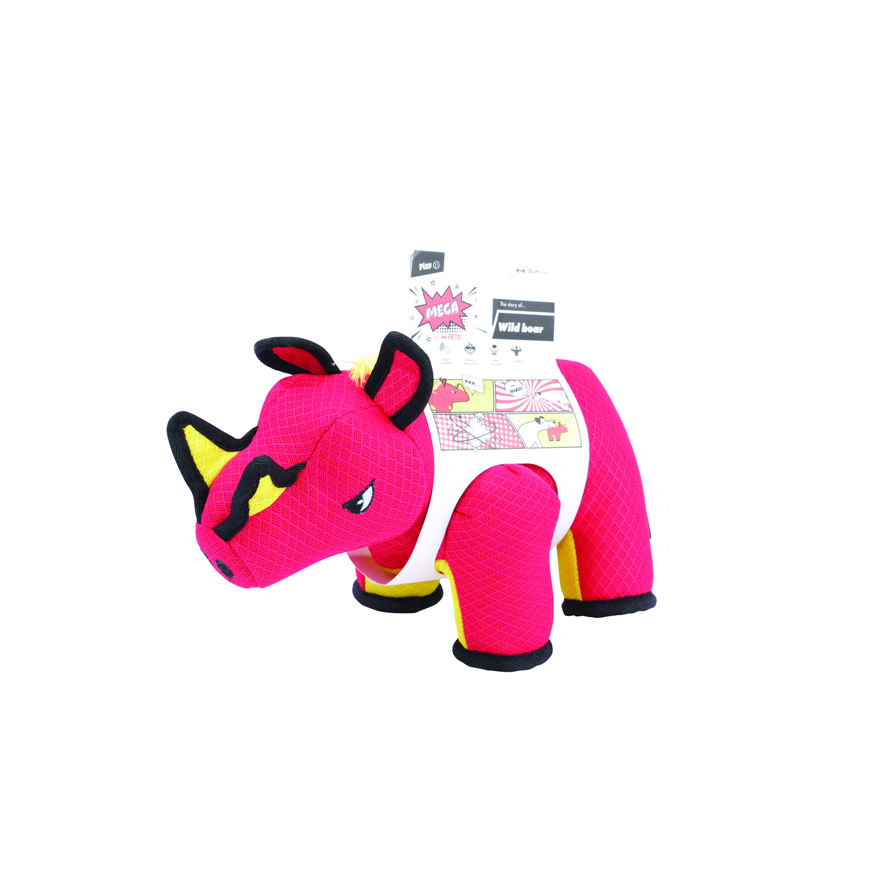 M-Pets Hundespielzeug MEGA-Serie - Wildschwein, 30x15x22cm