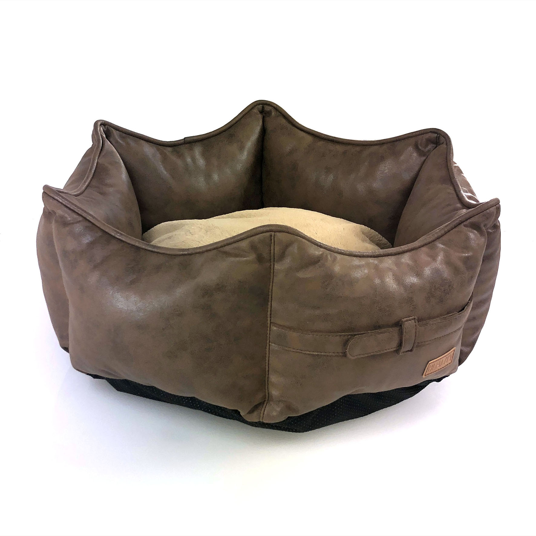 Hunde- & Katzendonut Royal beige/braun