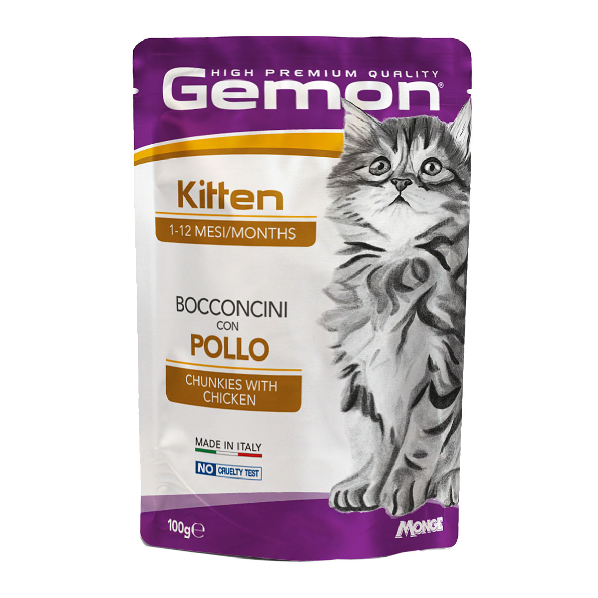 Gemon Cat Kitten au poulet, 100g
