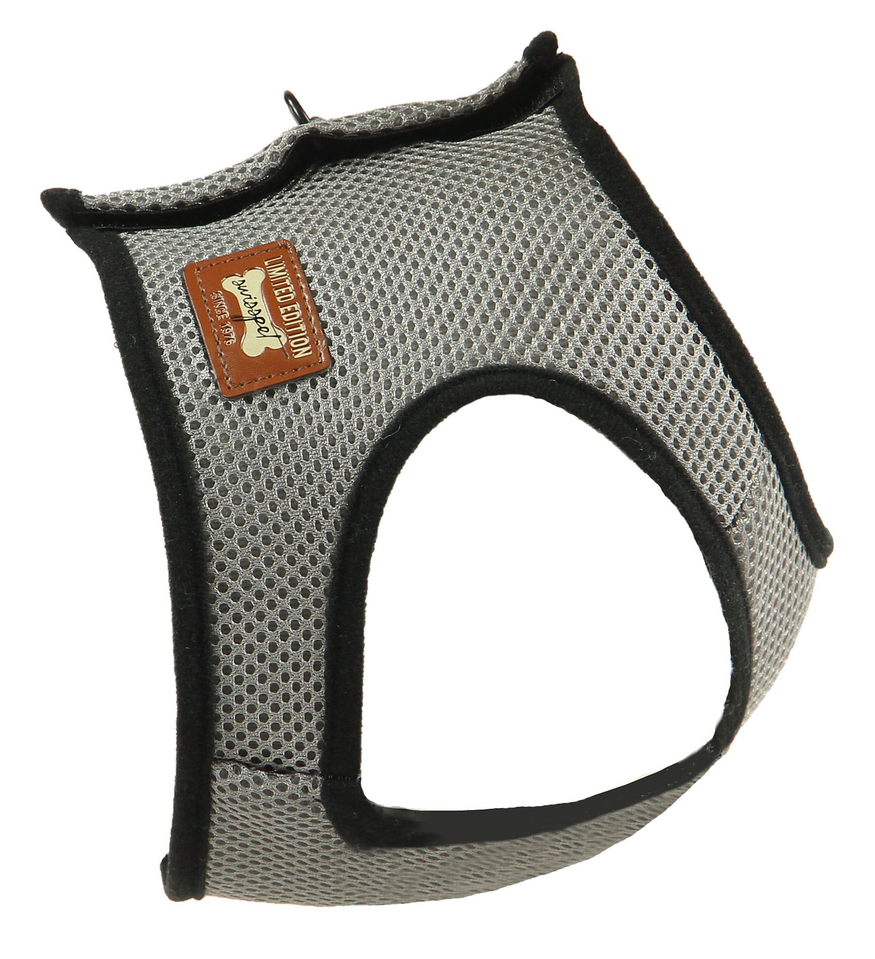 TrendLine Harnais Toledo, gris, M. Cou : 28cm ; Taille : 40-44cm ; Longueur dos : 12.5cm