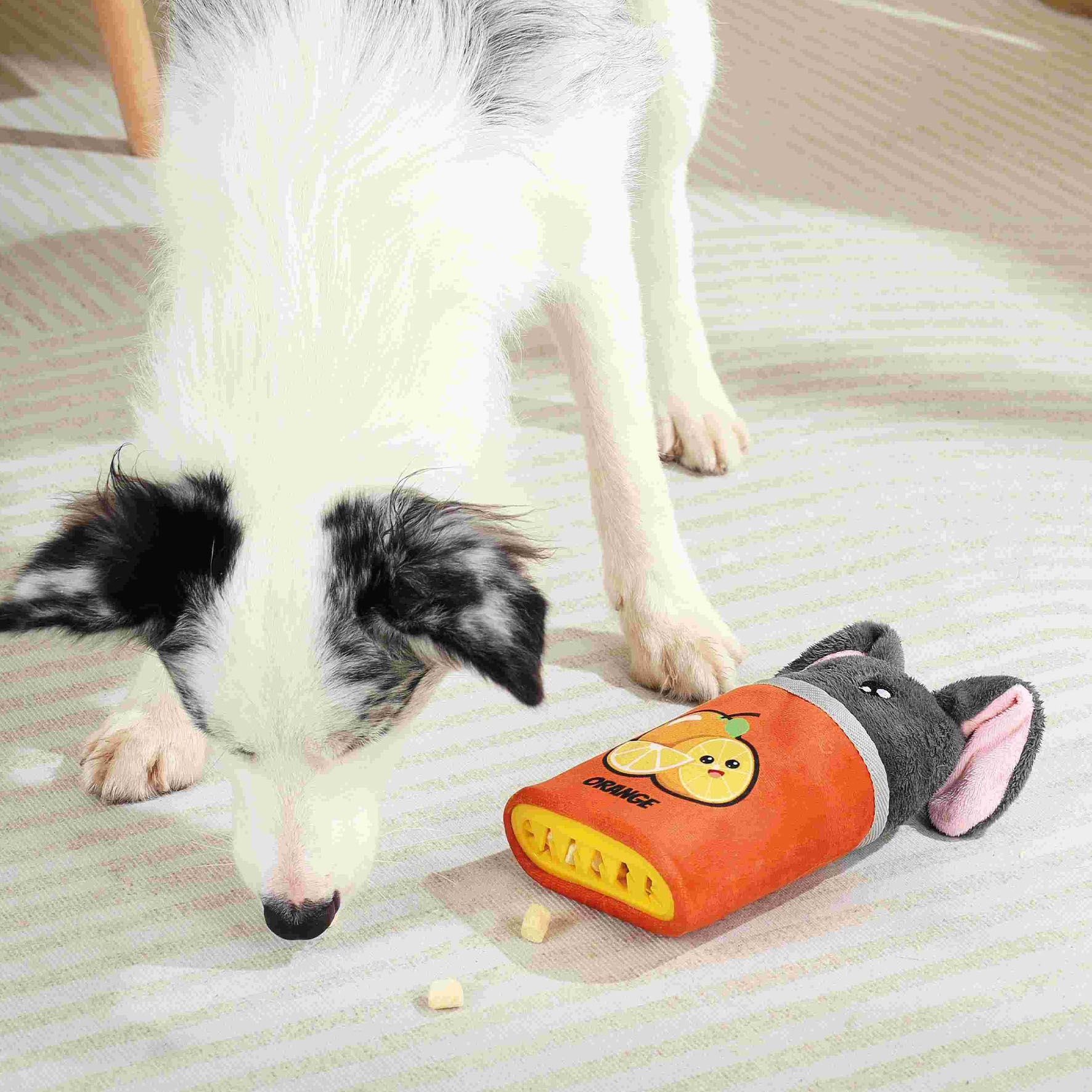 M-Pets Giocattolo per cani Oscar, arancione e grigio, 12 x 5 x 23.5 cm