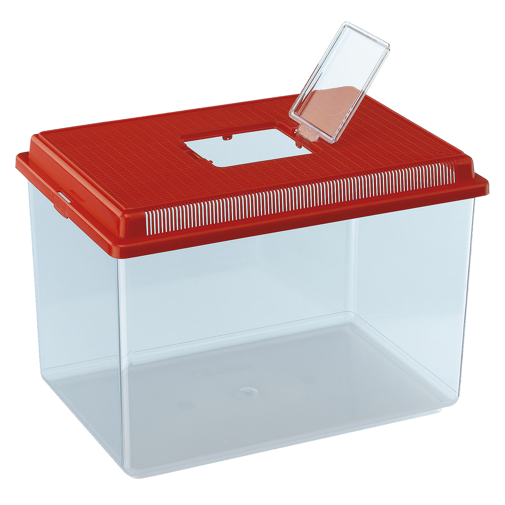 Kleintierbehälter Geo extra large 35x23x22cm, rot