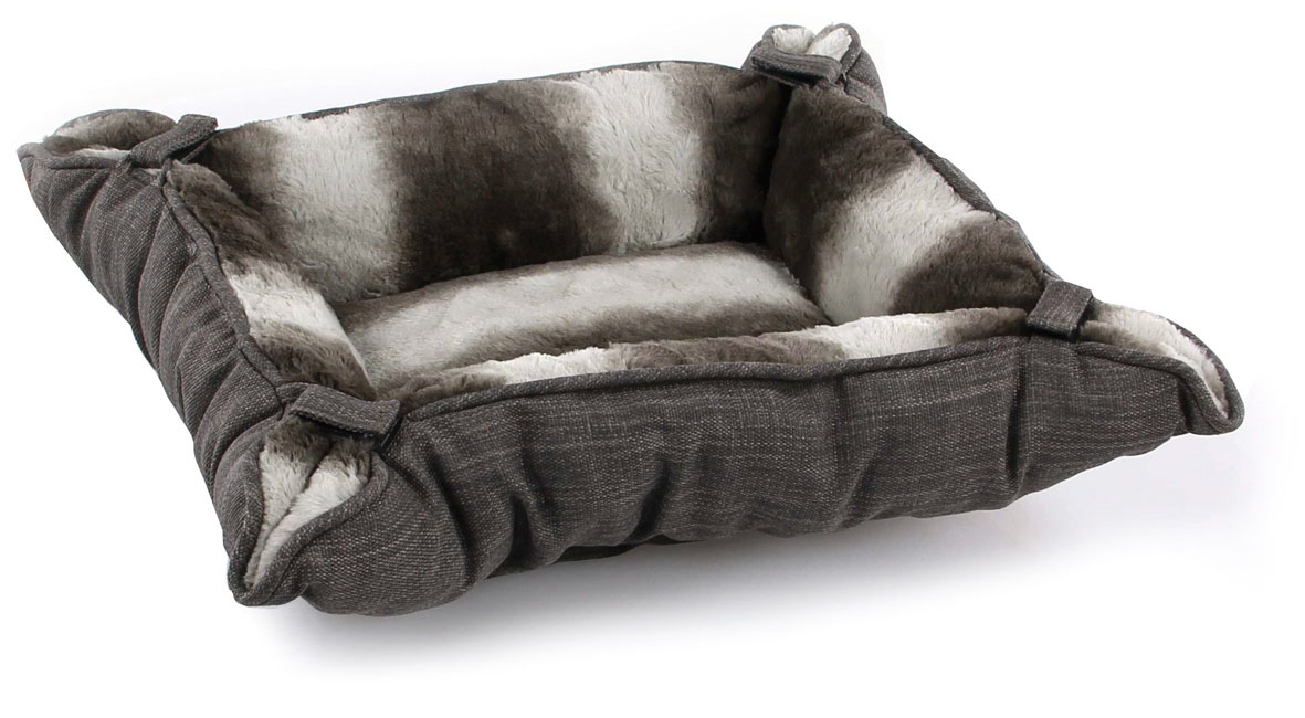swisspet Katzenbett & Hundebett Kasan, grau 46x36x15cm
