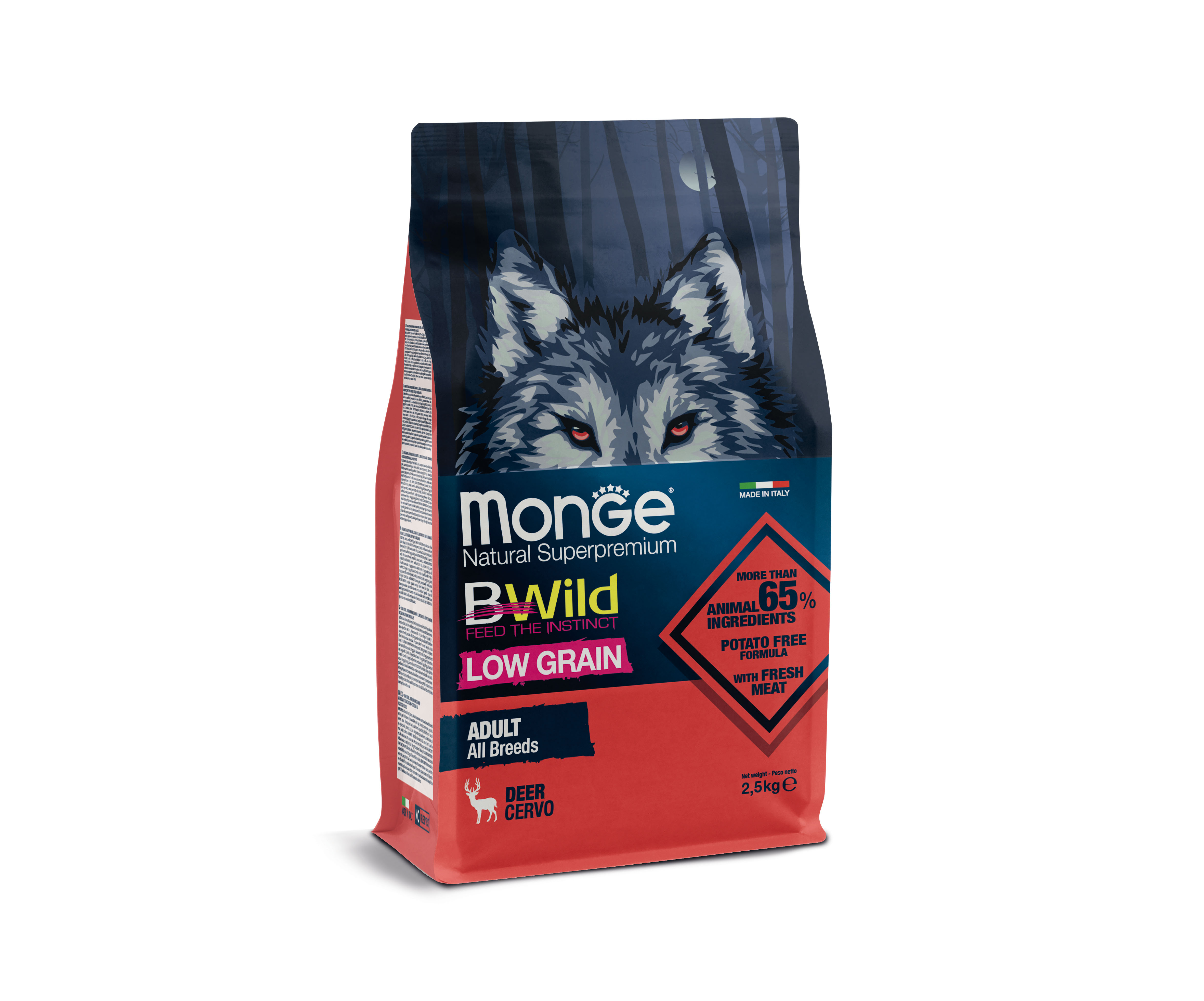 Monge BWild LG Cerf adulte 2.5kg