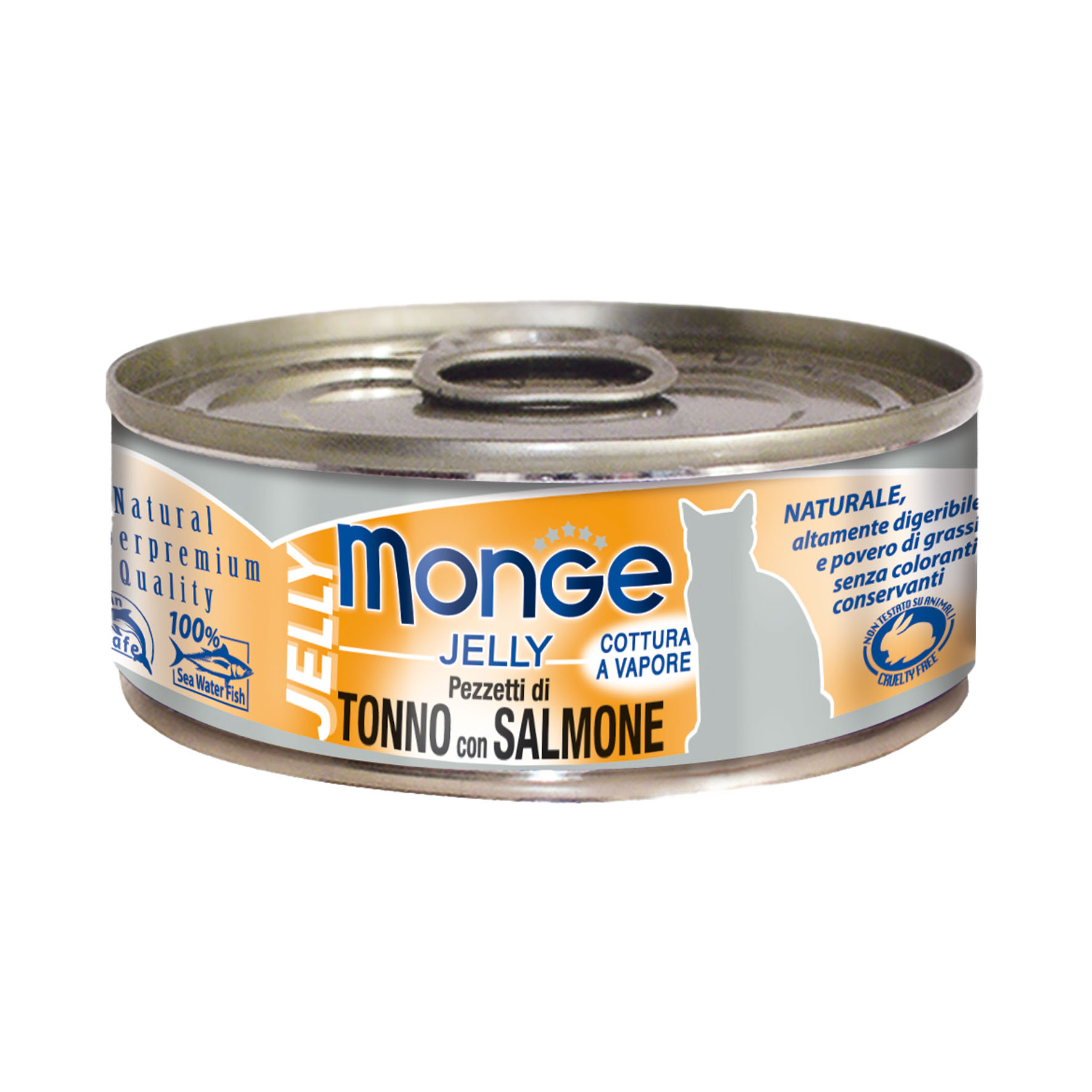 Monge Jelly Cat Thon & Saumon, 80g