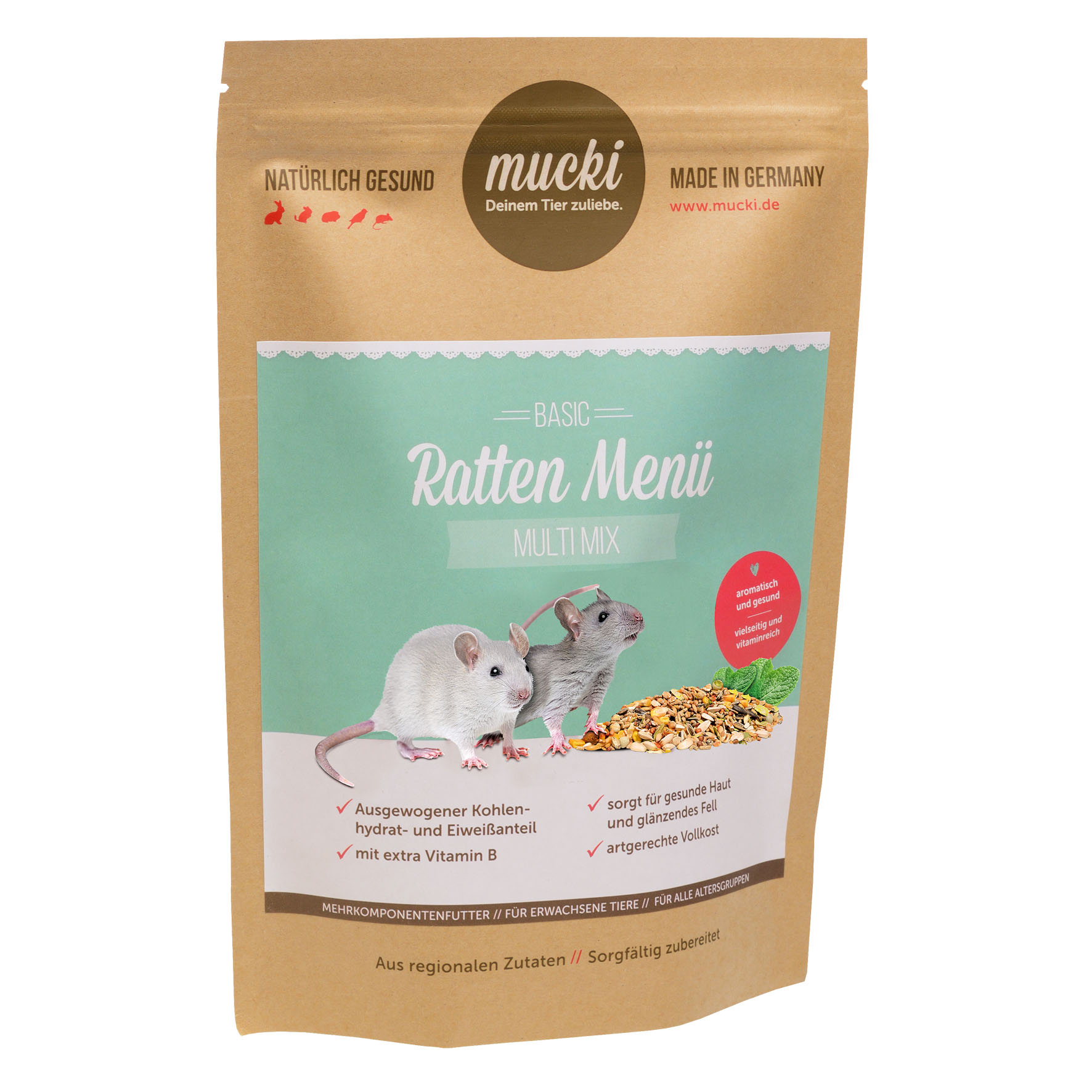 Mucki Ratten Menü Multi Mix 1250g