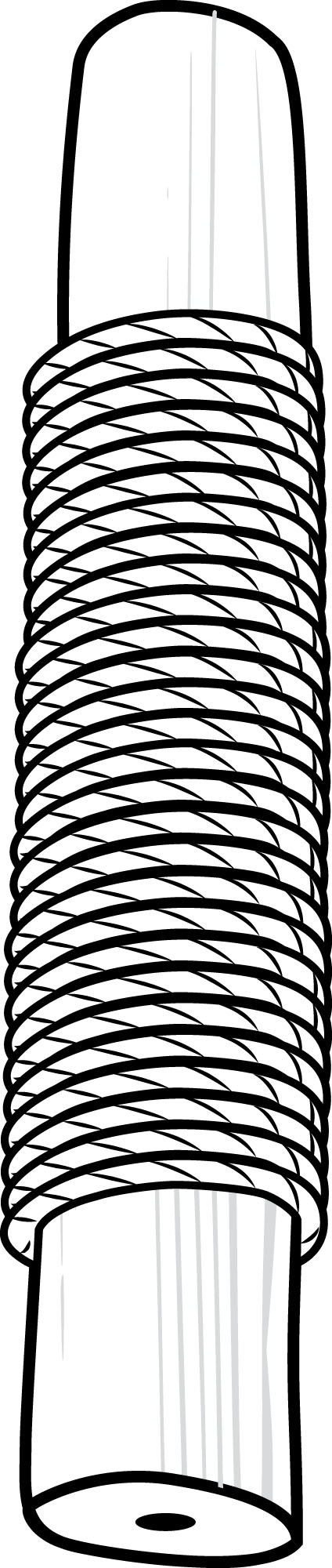 SP Living, Stamm/Säule 86cm, Tauwerk dunkel