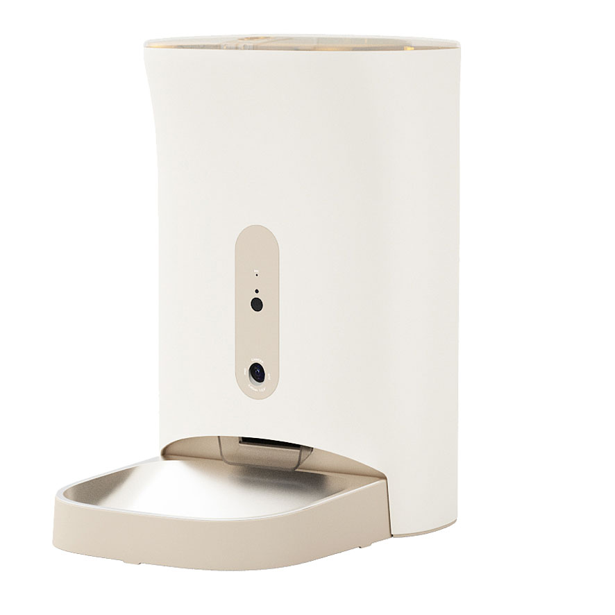 swisspet Futterautomat i202 mit Kamera, beige