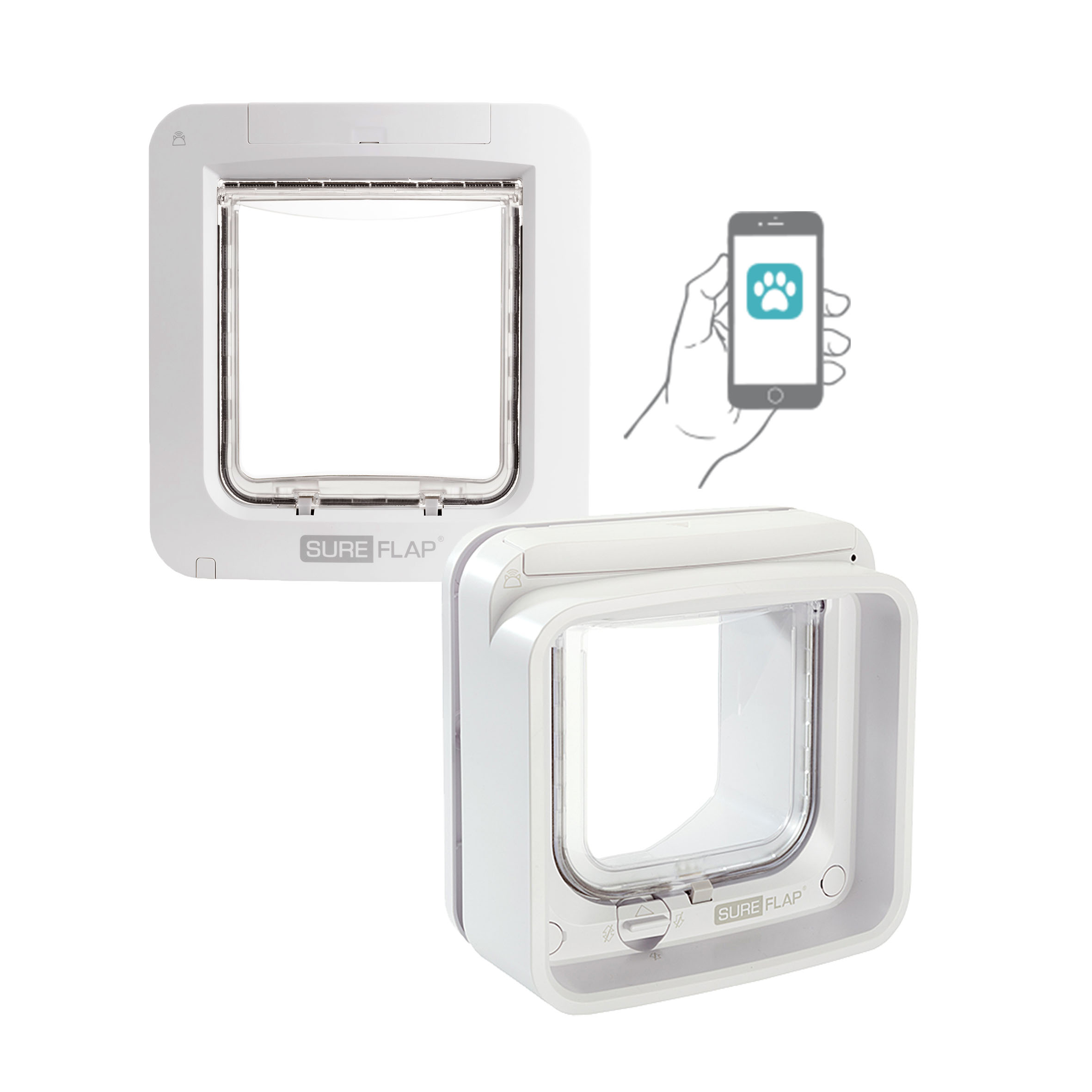 SureFlap Haustierklappe Connect weiss