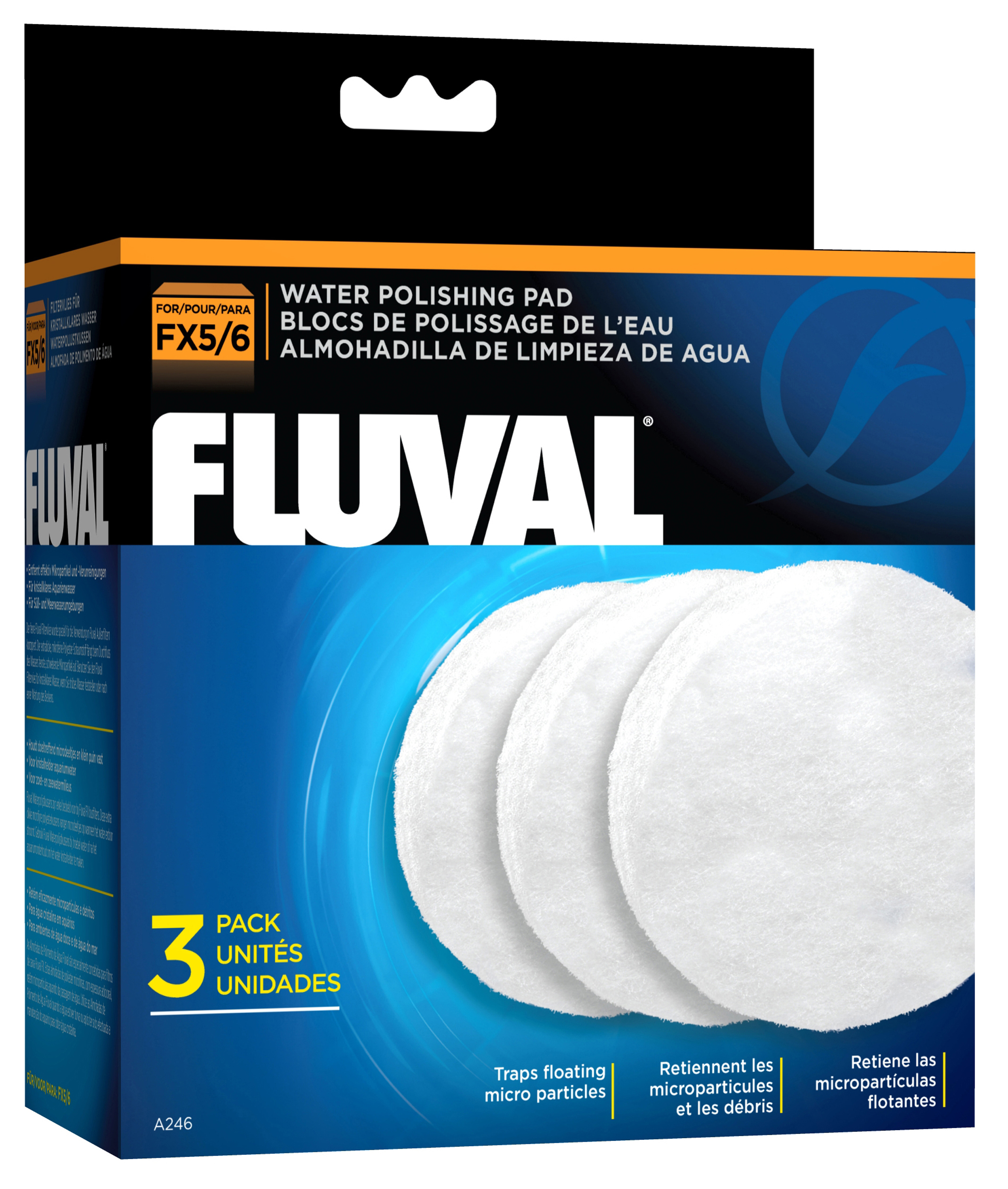 Fluval Feinfilter-Vlies, 3Stk