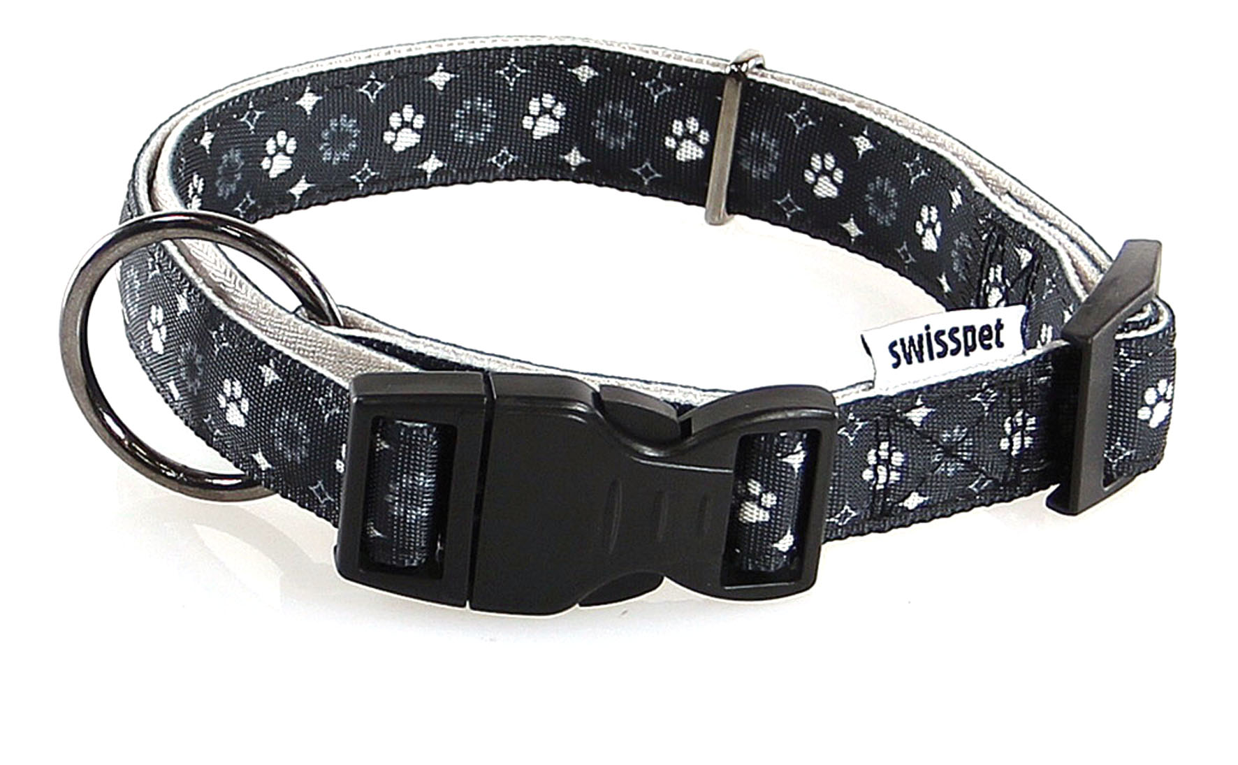 TrendLine collier Valetta, doux, noir, 15mm/26-40cm