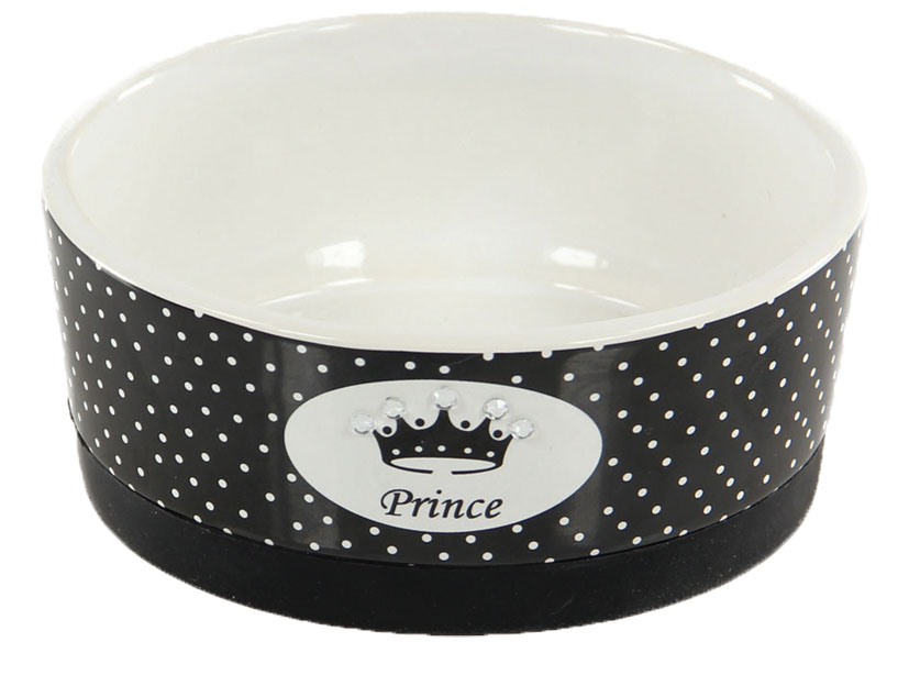Trendline Keramiknapf Prince, 350ml, schwarz