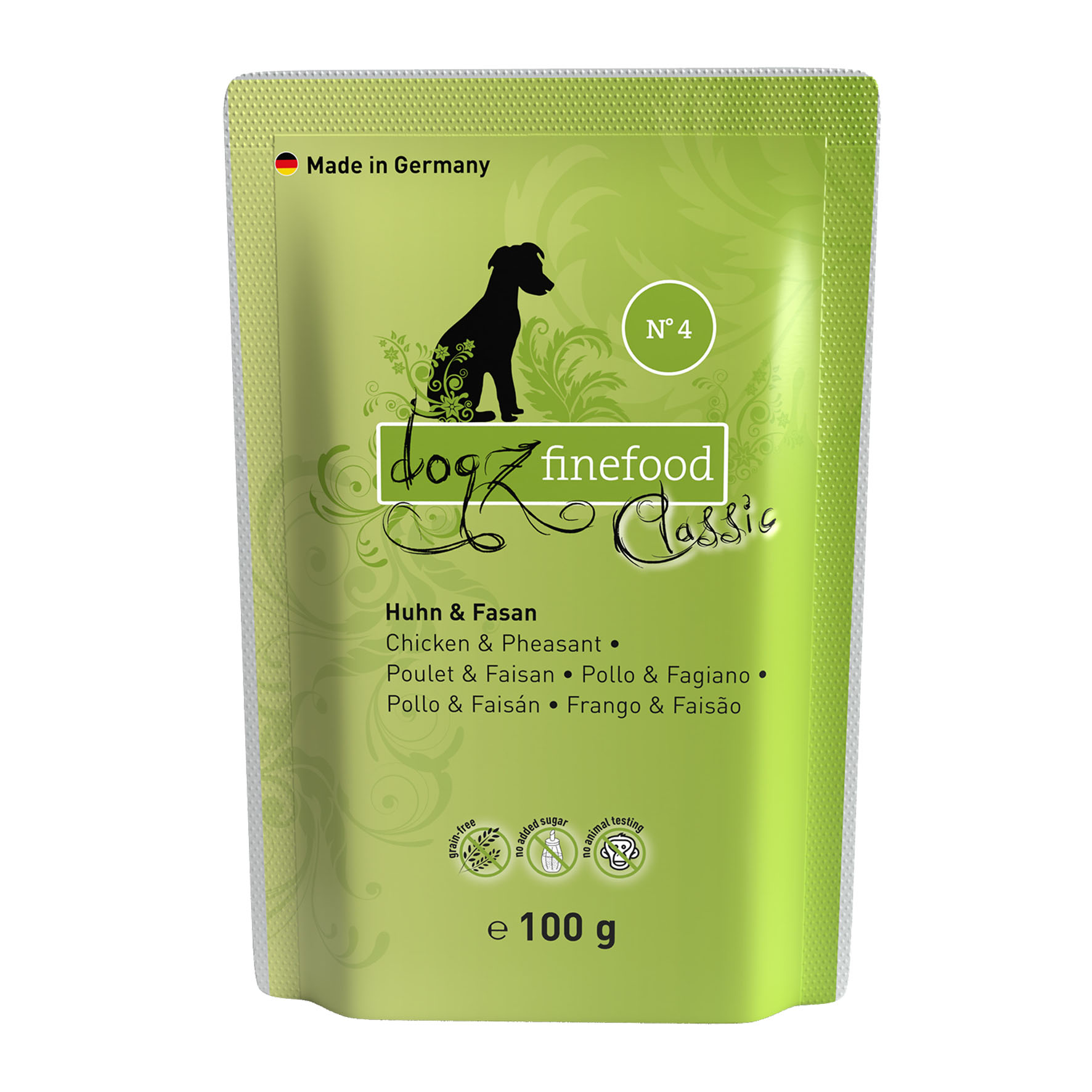 Dogz Finefood No.04 Huhn & Fasan, 100g Dogz Finefood No.04 Huhn & Fasan, 100g
