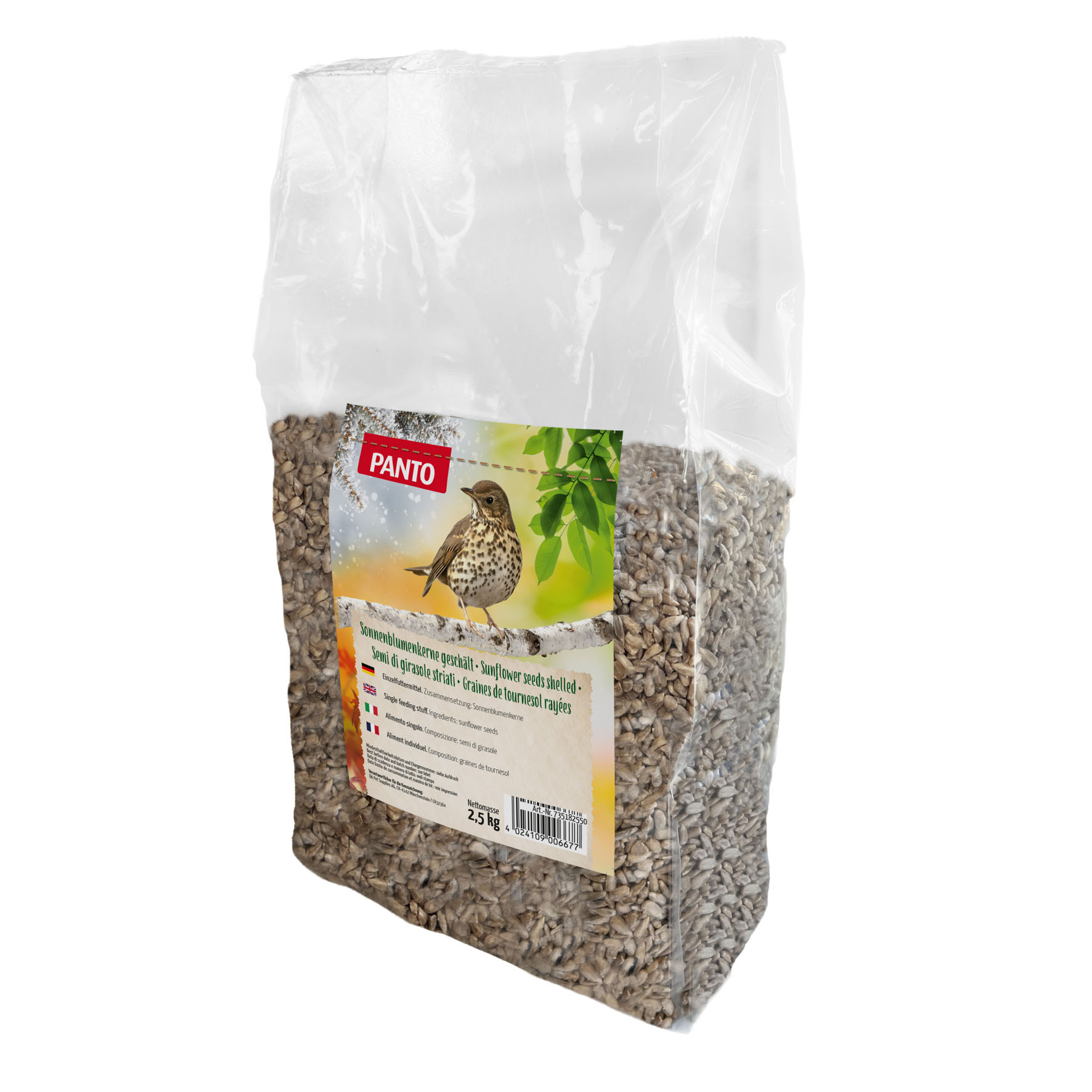 Panto Sonnenblumenkerne - geschält, 2.5kg