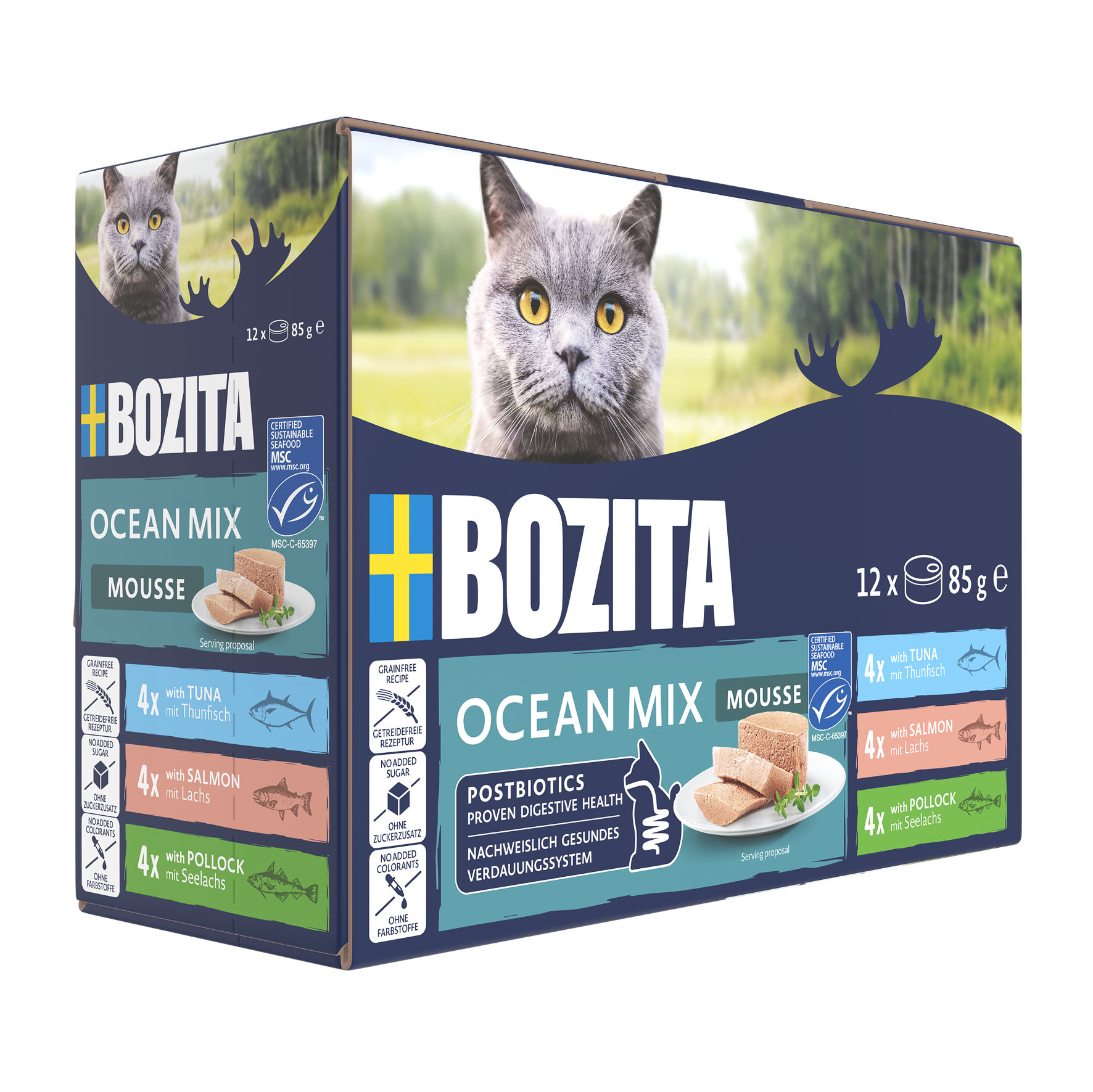 Bozita Mousse Mixed Ocean 12x85g