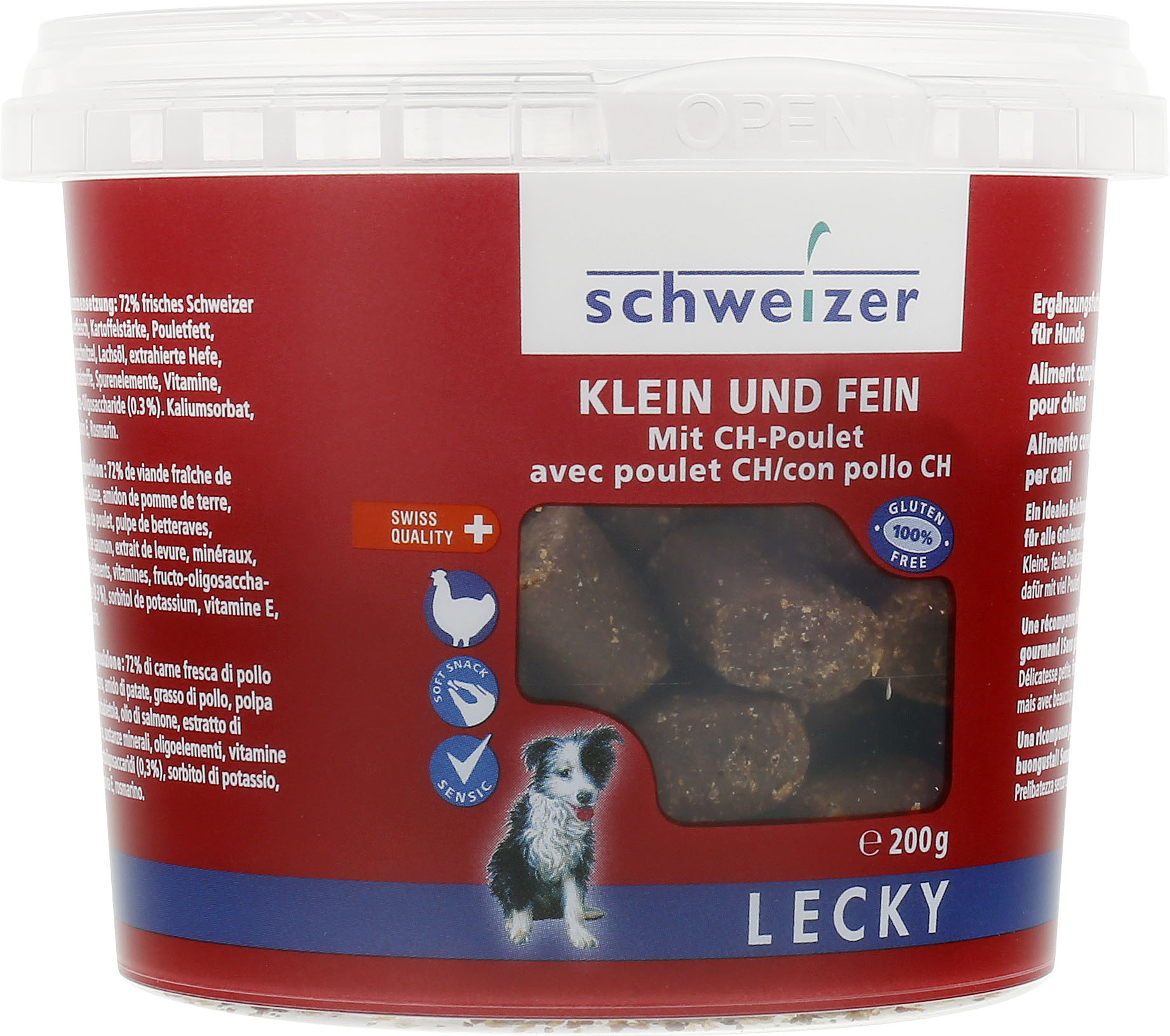 Lecky Klein & Fein mit CH-Poulet