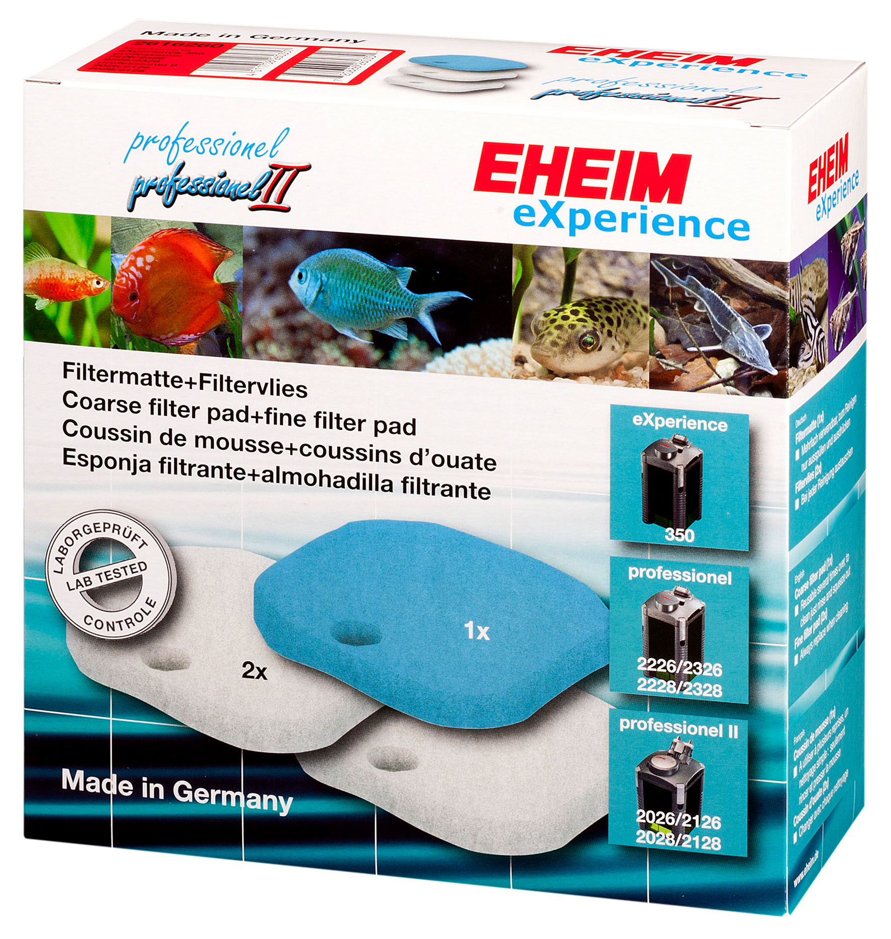 Kit coussin filtrant pour eXperience 350